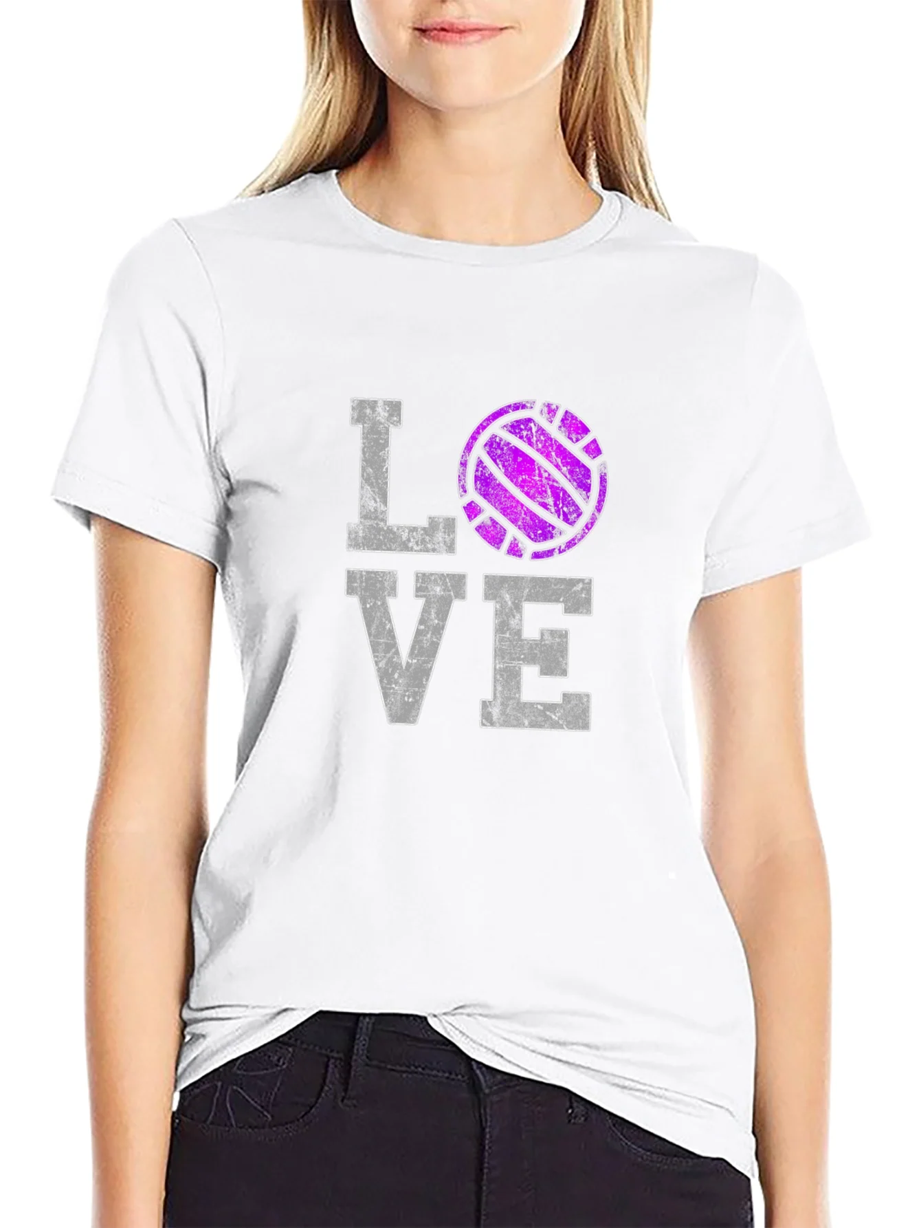 LOVE Volleyball Graphic T-Shirt