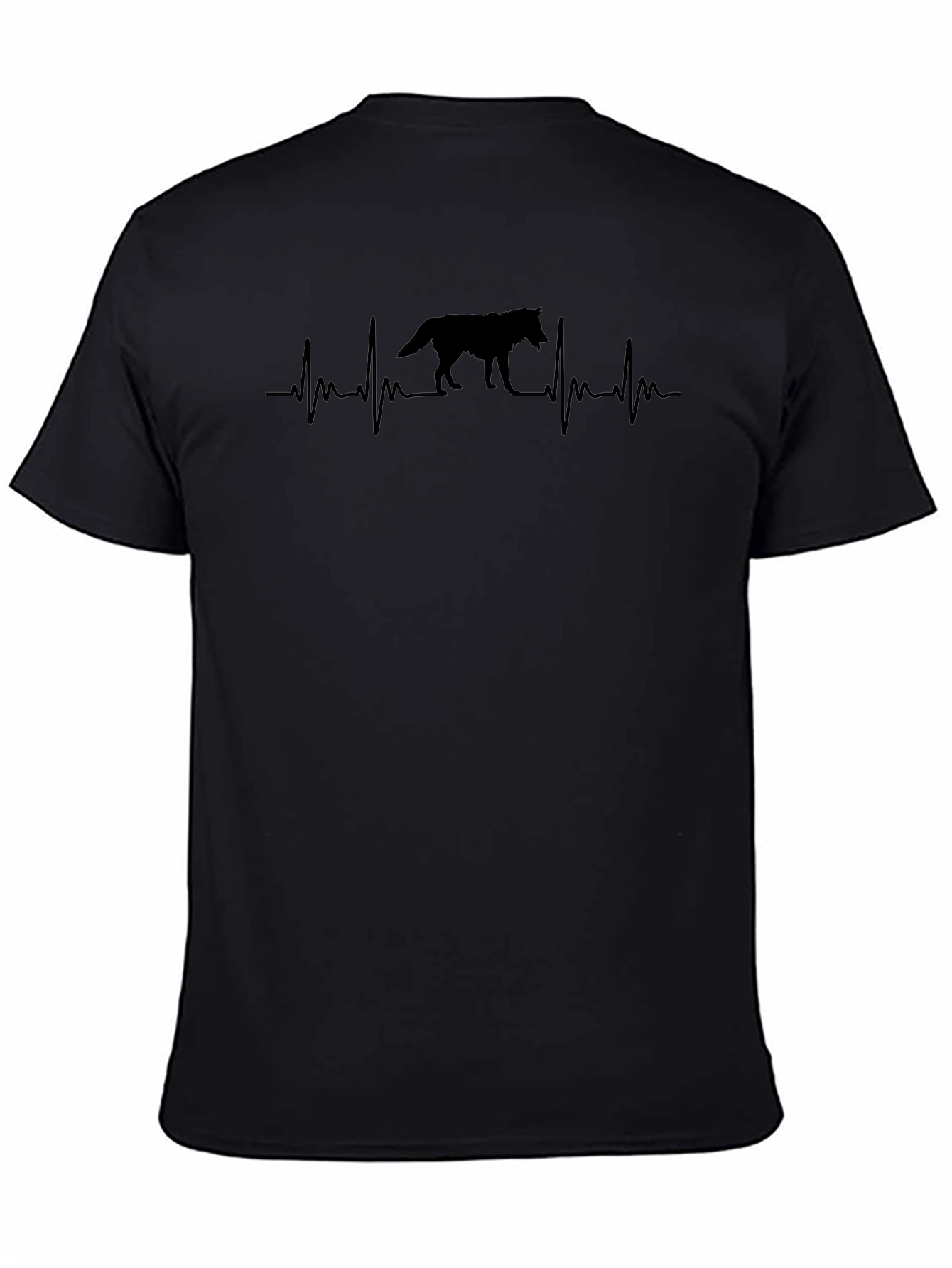 Wolf Heartbeat T-Shirt - Animal Lover Tee