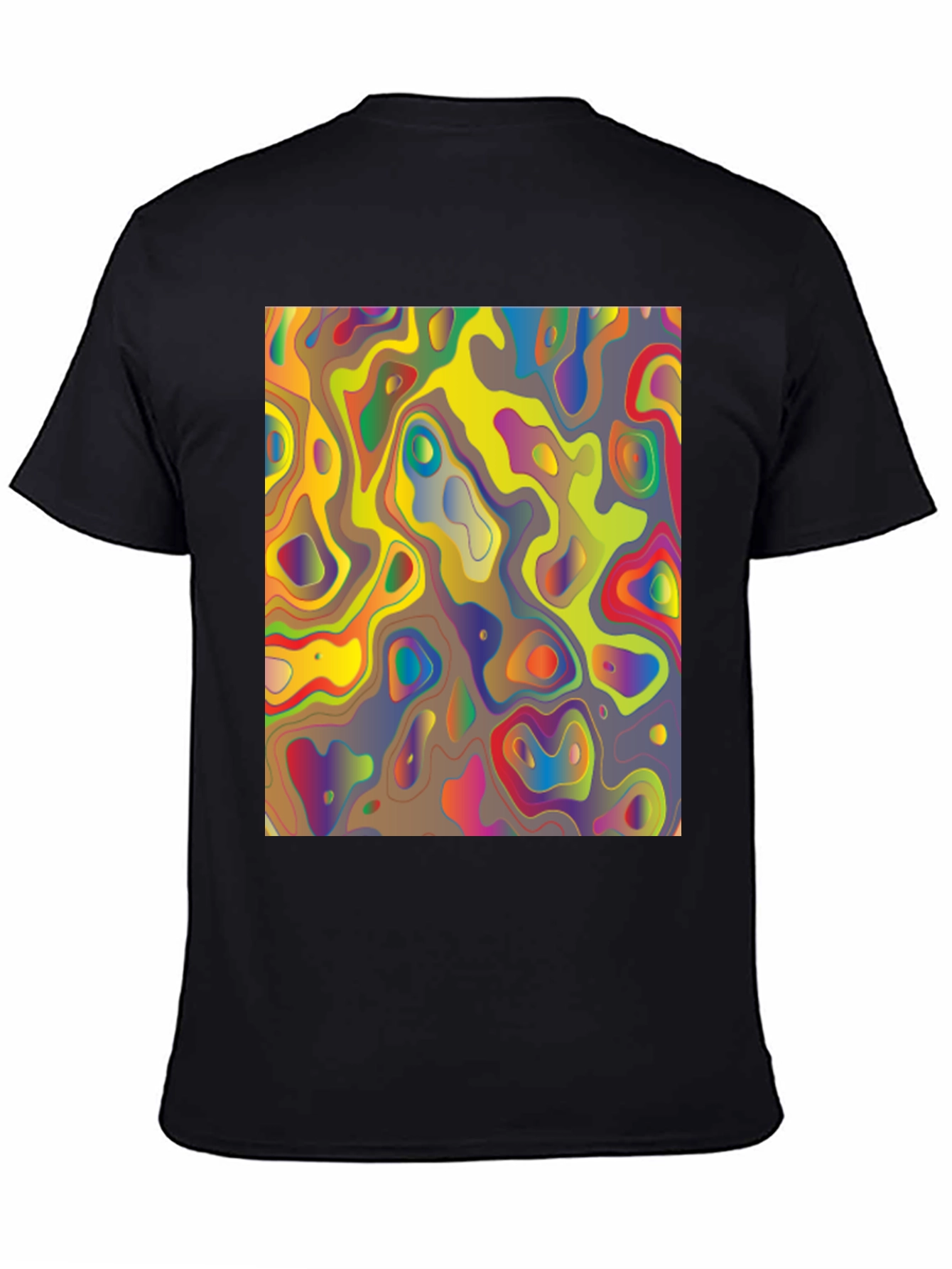 Abstract Art Graphic Tee - Modern Style