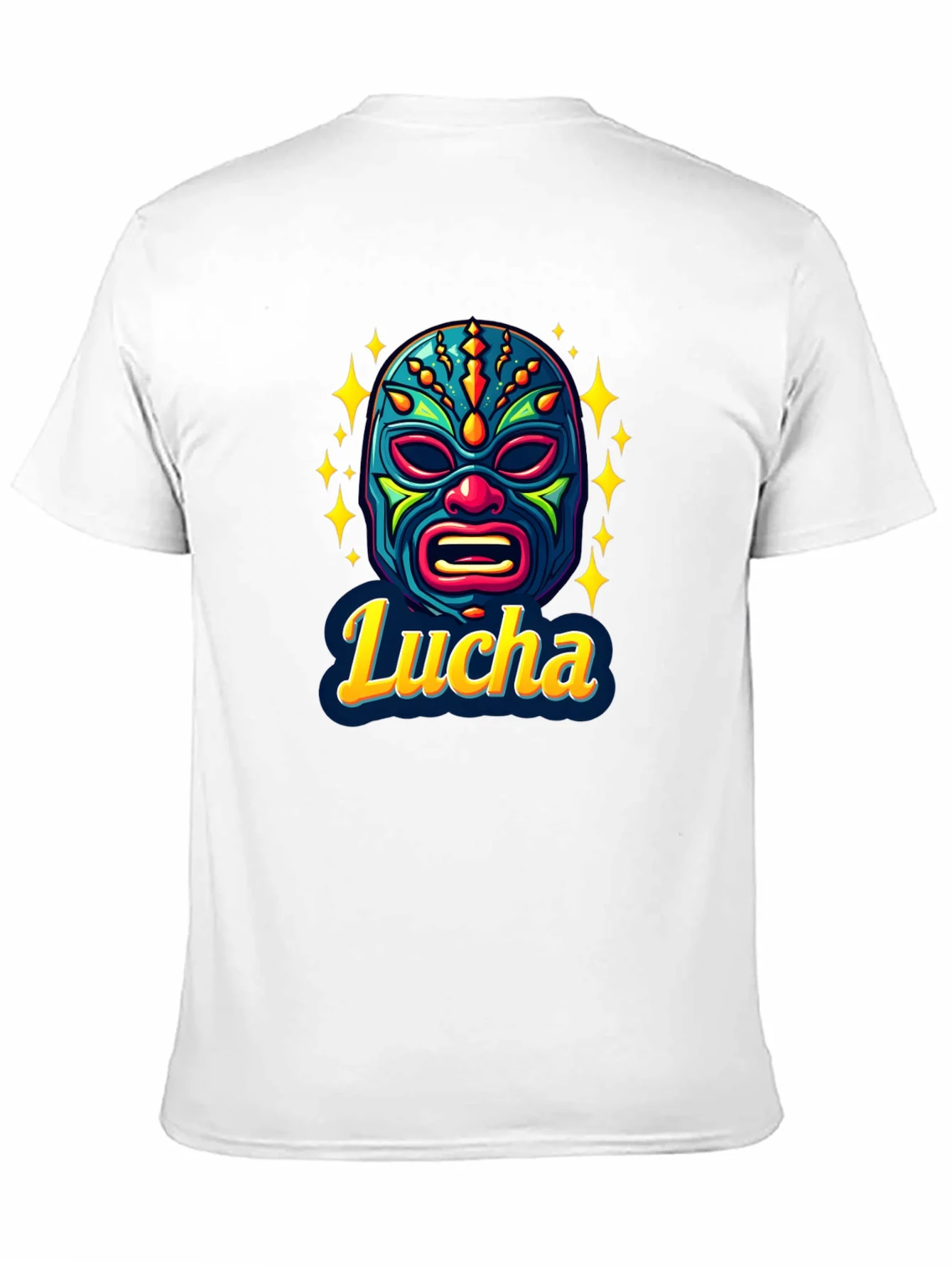 Lucha Libre Mask Graphic T-Shirt