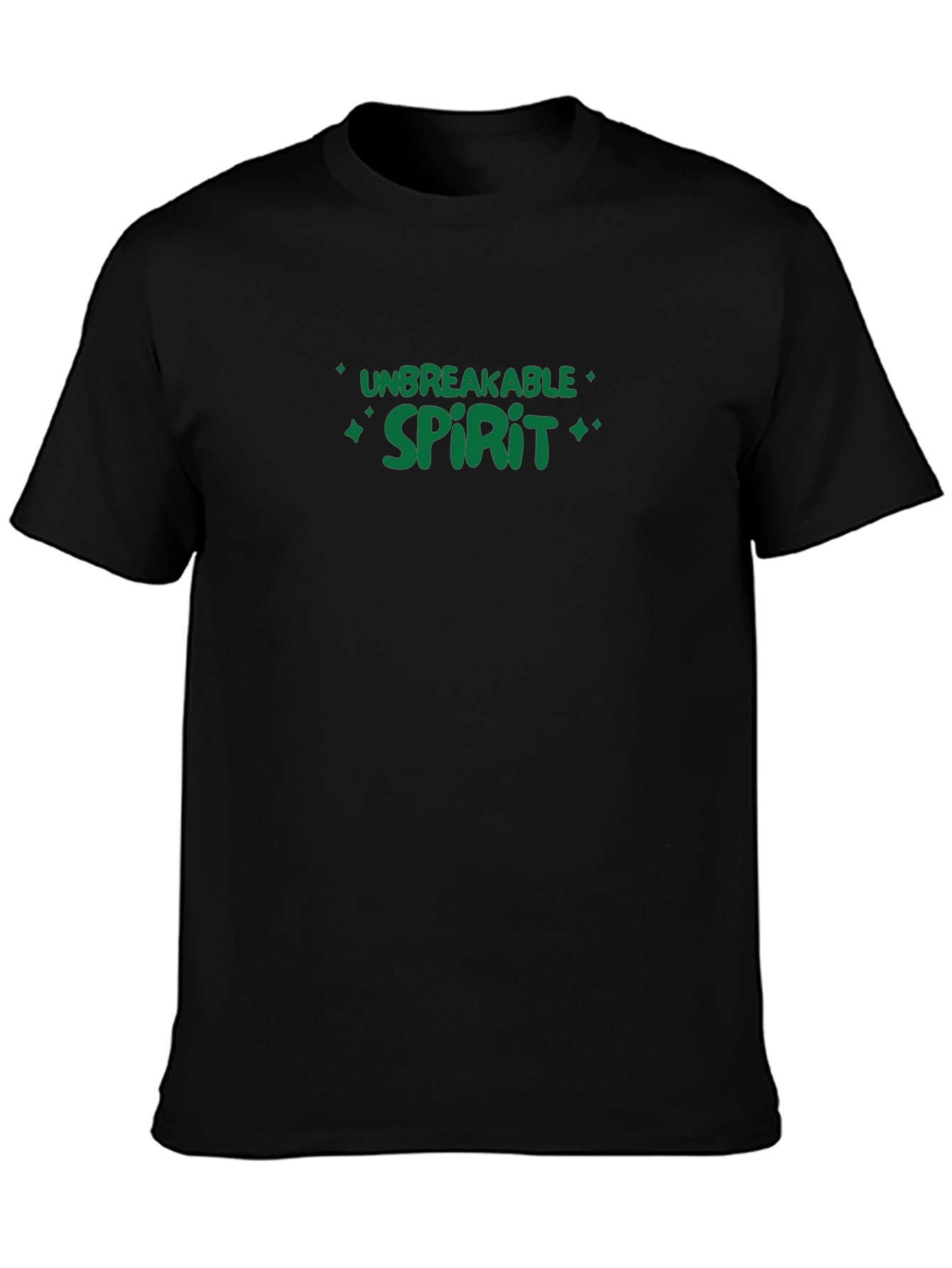 Unbreakable Spirit Black Graphic Tee