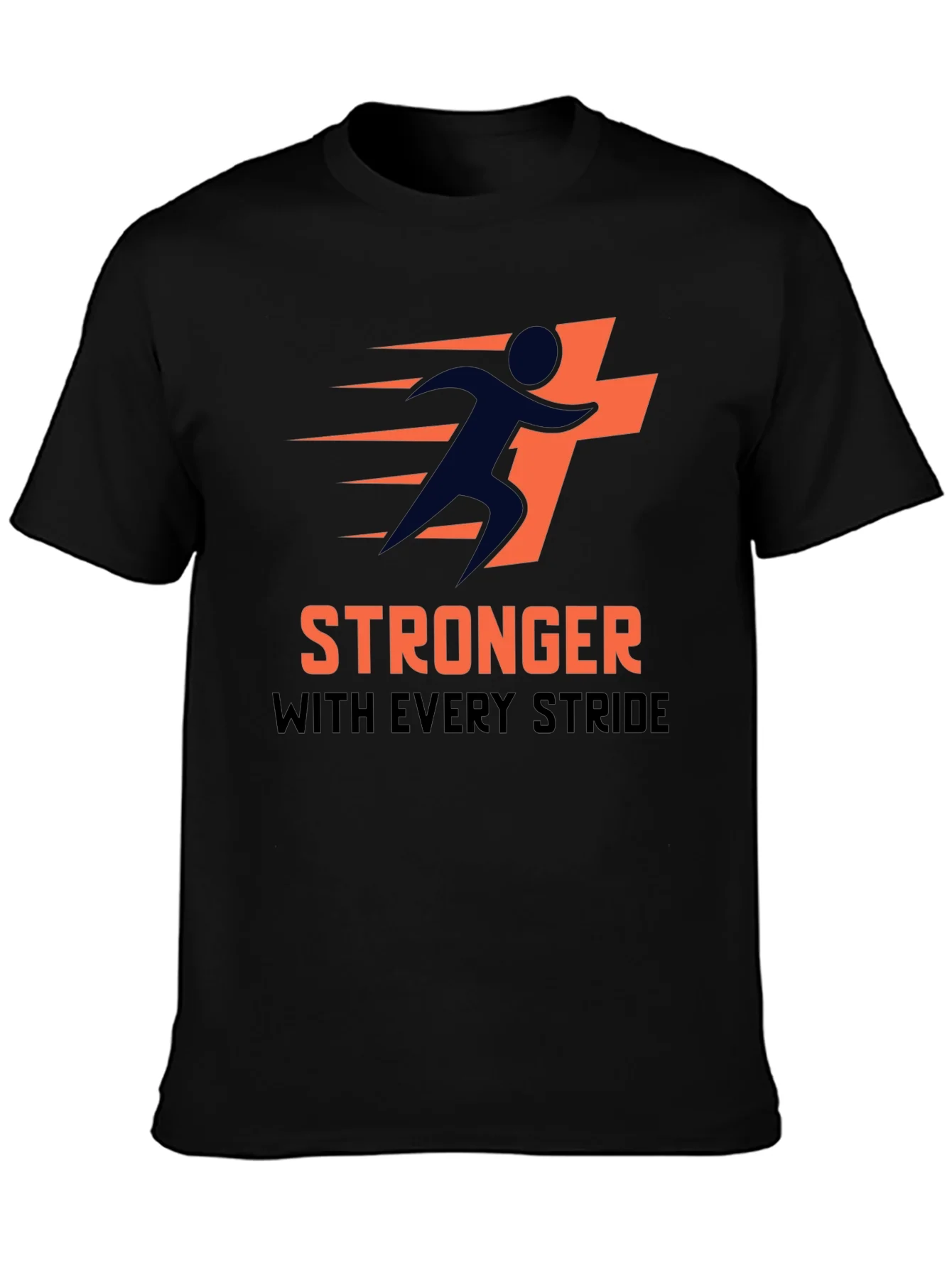 Stronger With Every Stride Graphic Tee