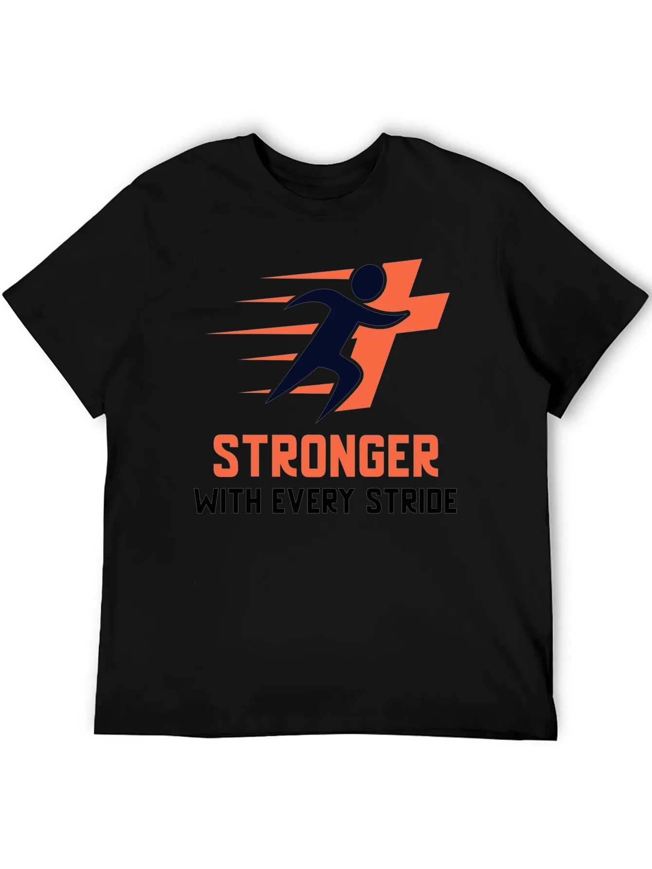Stronger With Every Stride Graphic Tee