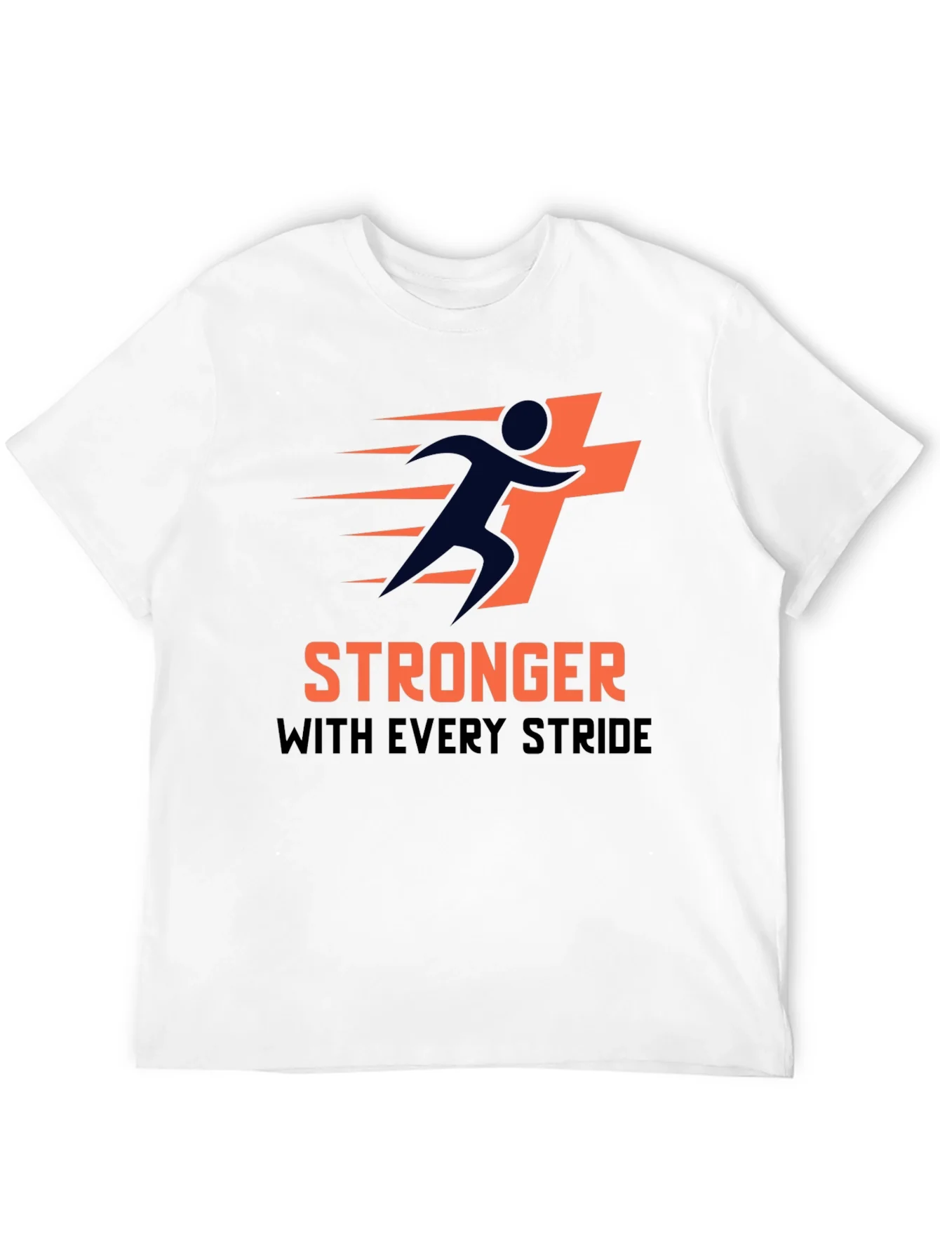 Stronger With Every Stride Graphic Tee