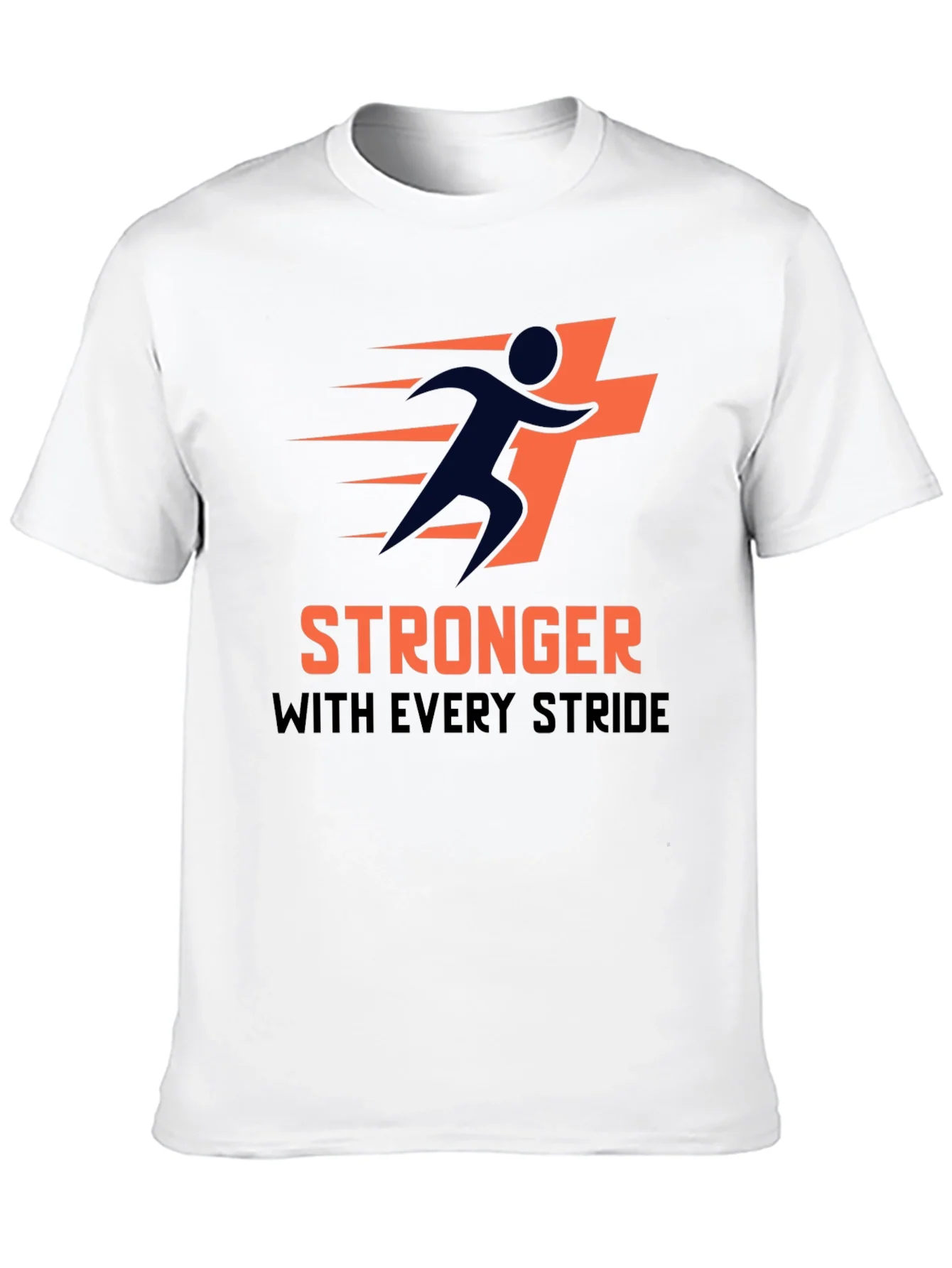 Stronger With Every Stride Graphic Tee