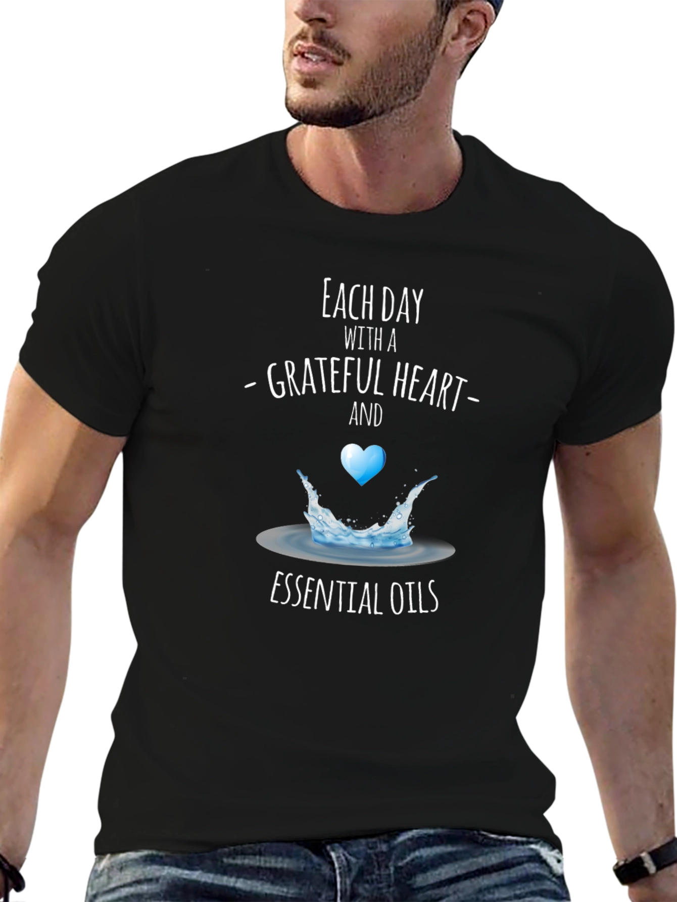 Grateful Heart Essential Oils Graphic Tee