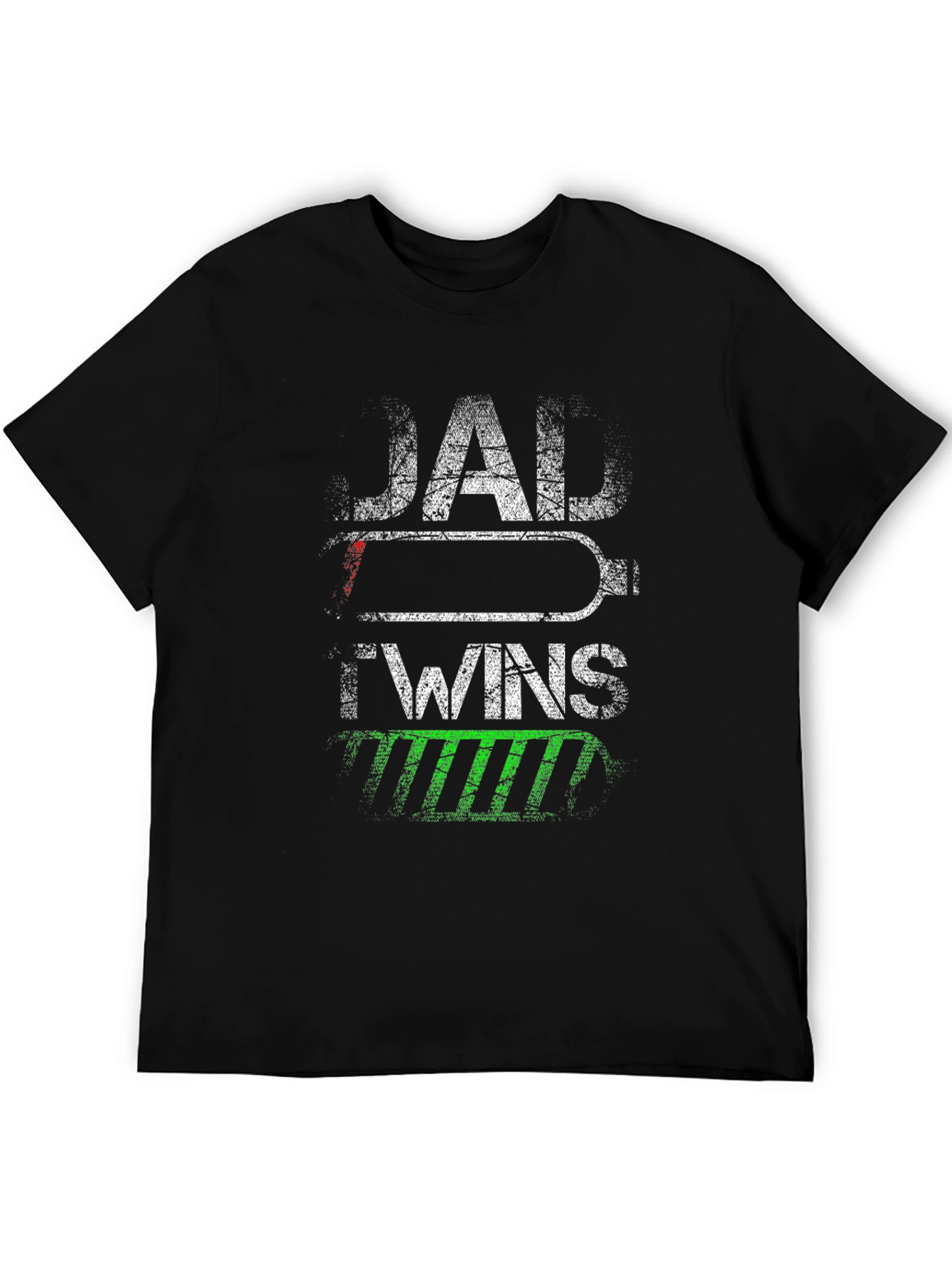 Dad of Twins T-Shirt - Battery Design