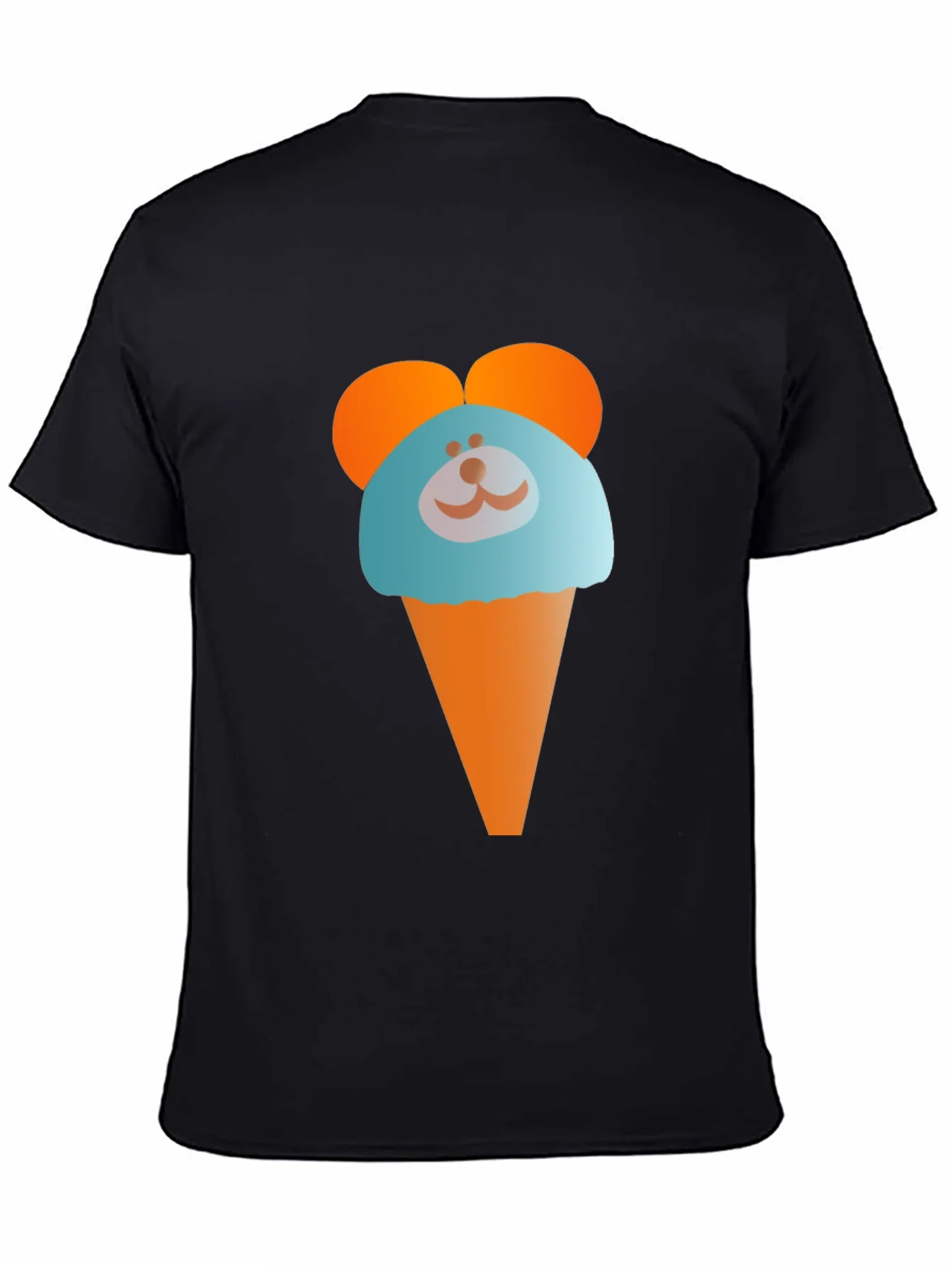 Cute Cartoon Ice Cream Bear Graphic T-Shirt