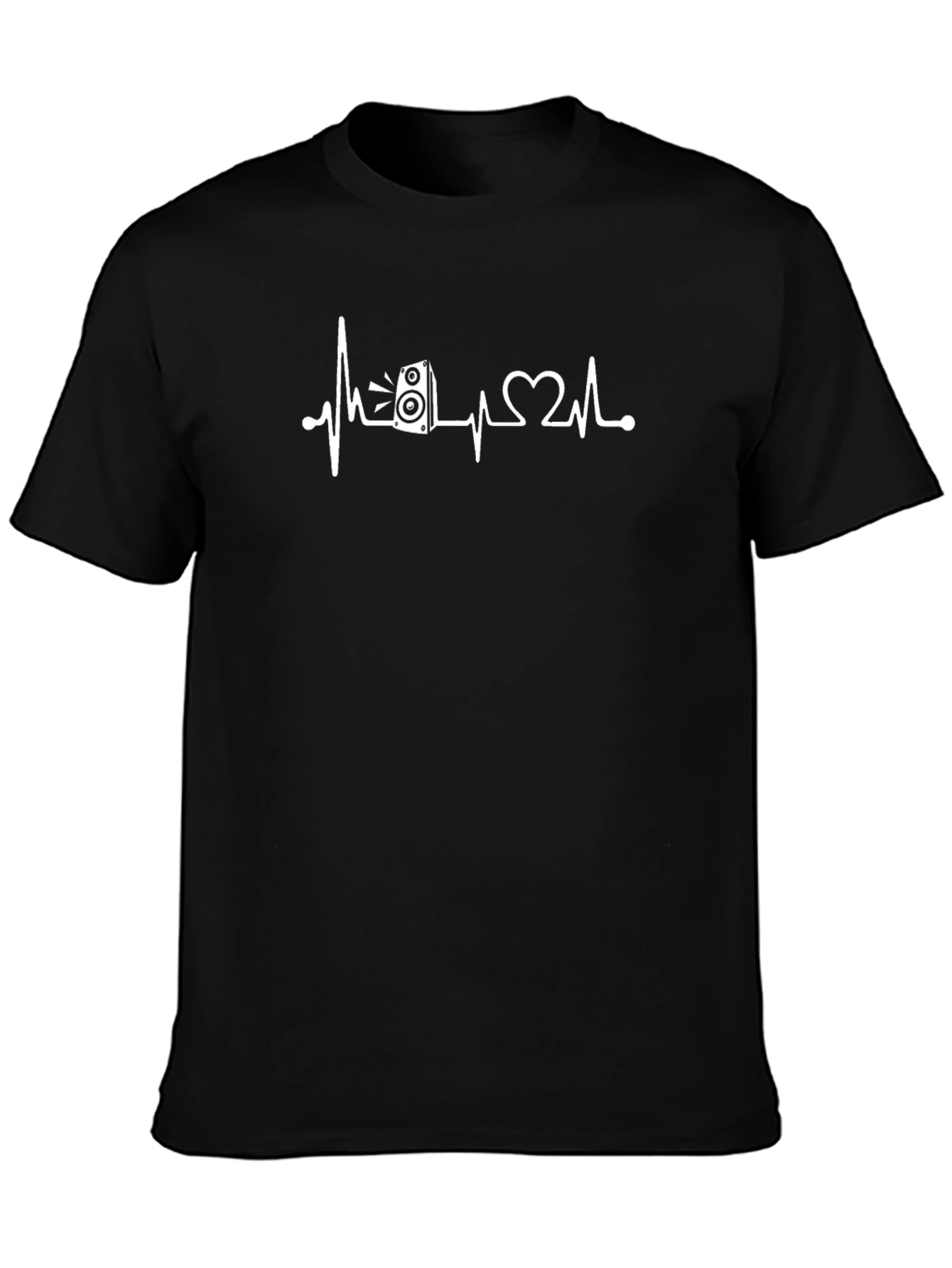 Speaker Heartbeat Graphic T-Shirt