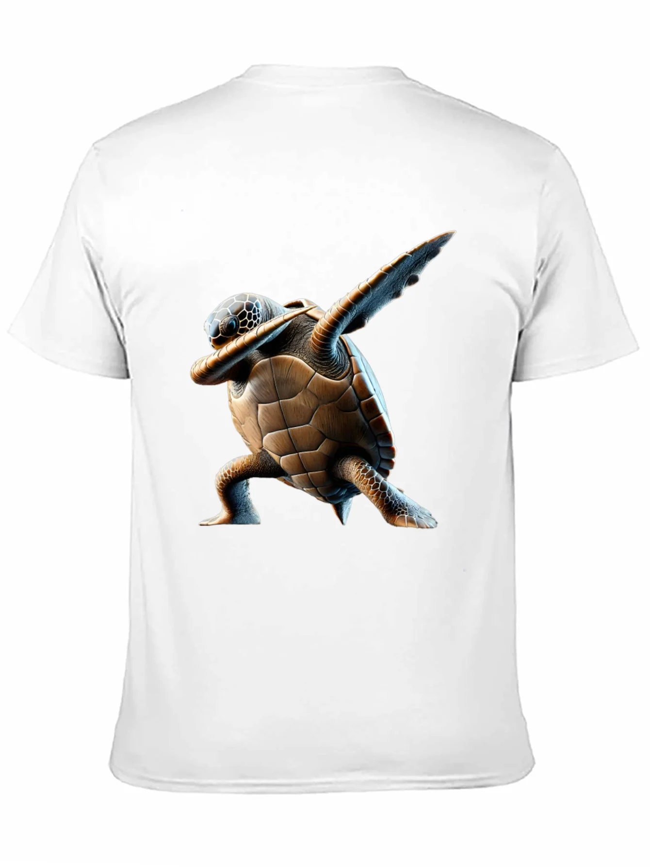Dabbing Turtle Graphic Tee - Cool Black T-Shirt