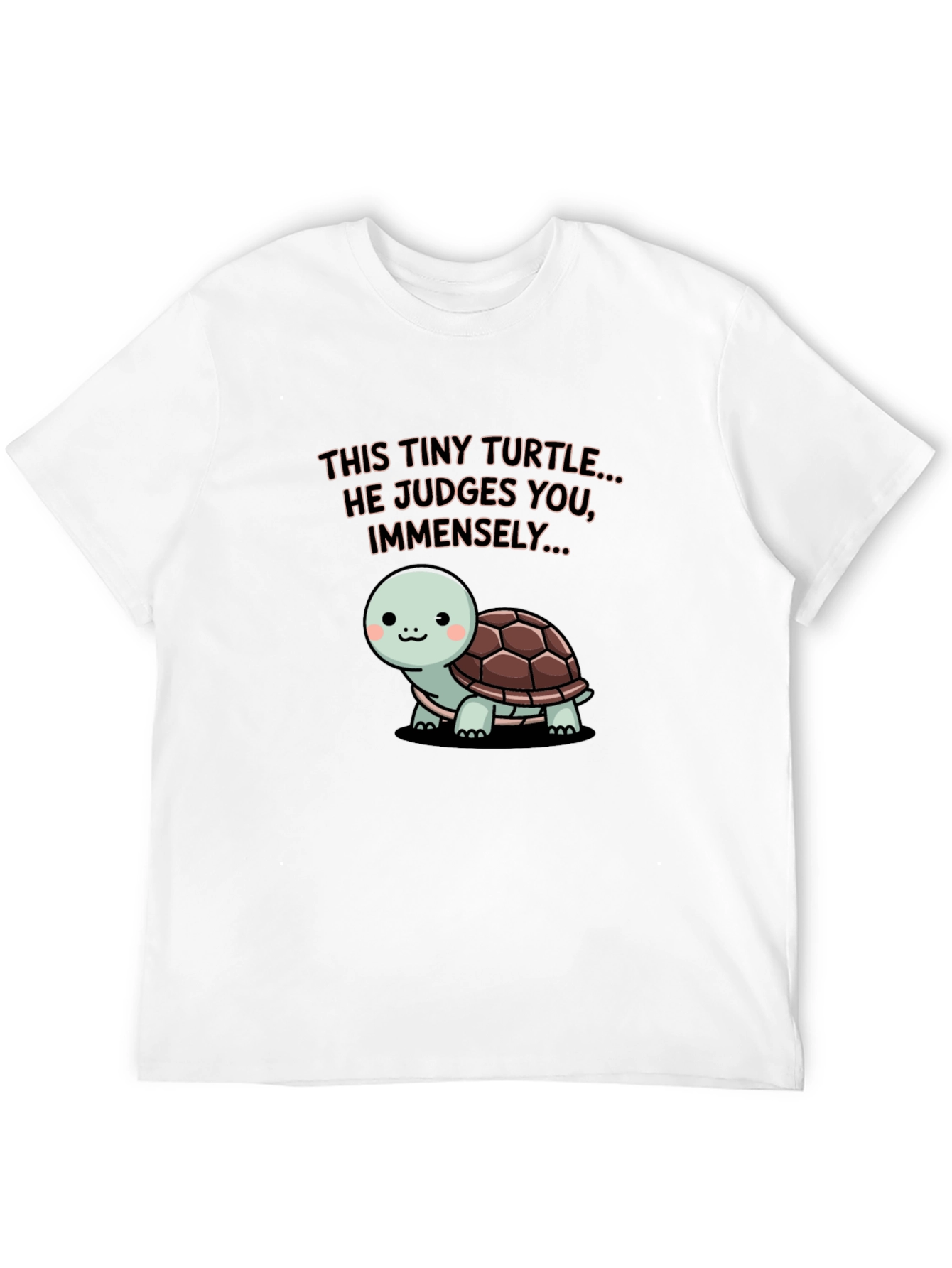 Tiny Turtle Judges You Graphic Tee