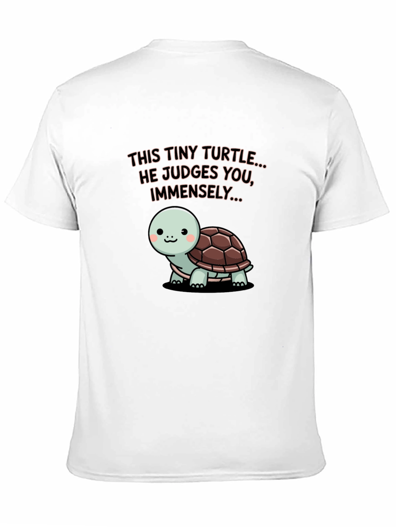 Tiny Turtle Judges You Graphic Tee