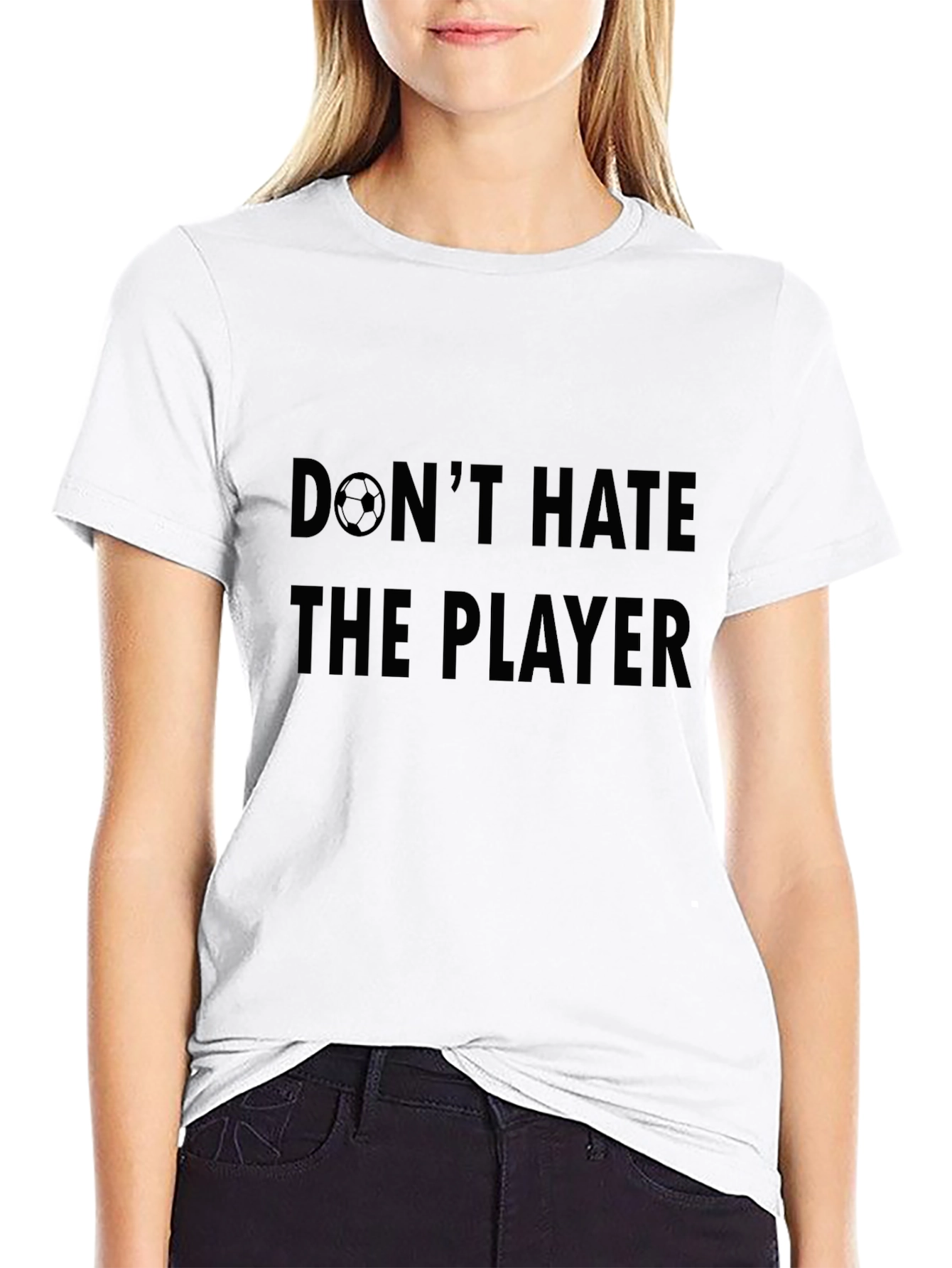 Dont Hate the Player Soccer Graphic Tee