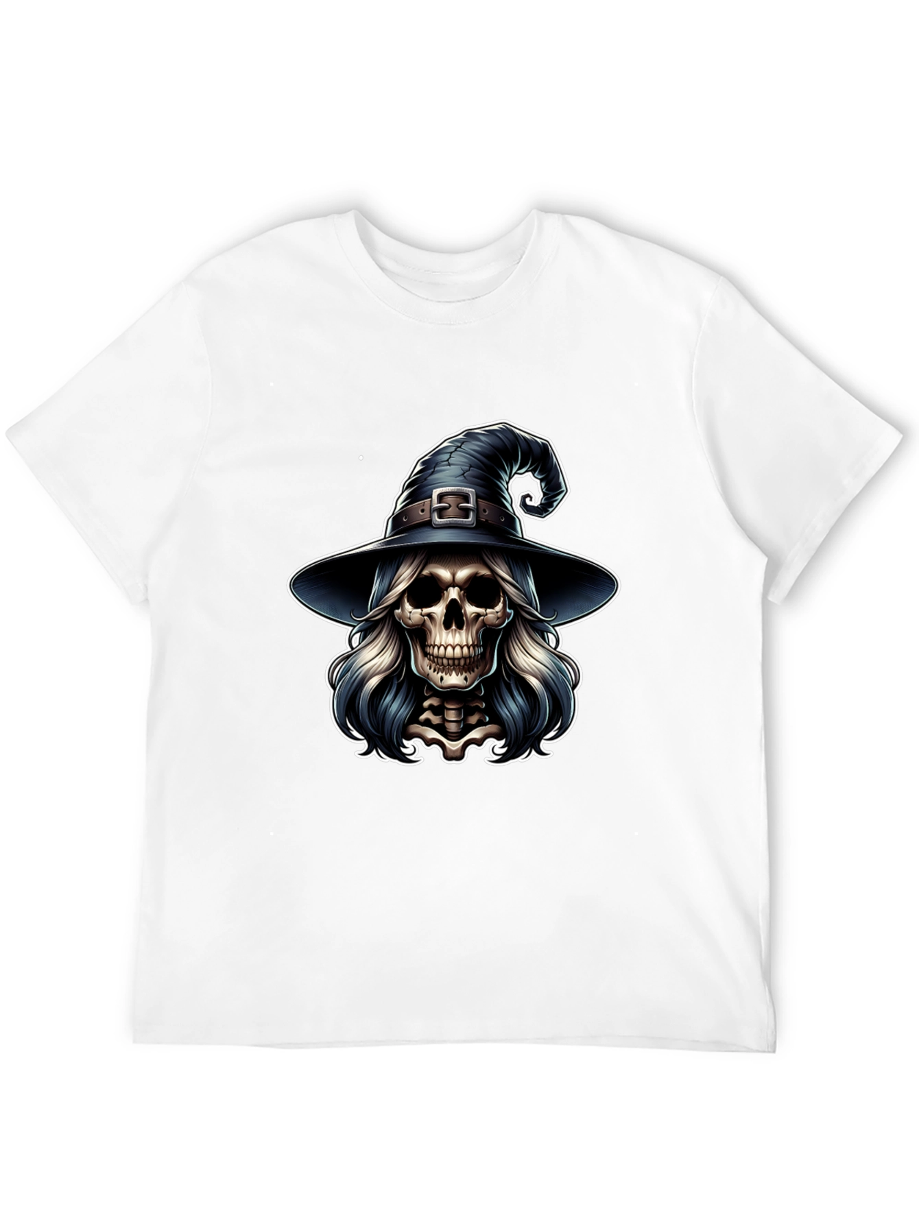 Skull Witch T-Shirt - Black Graphic Tee