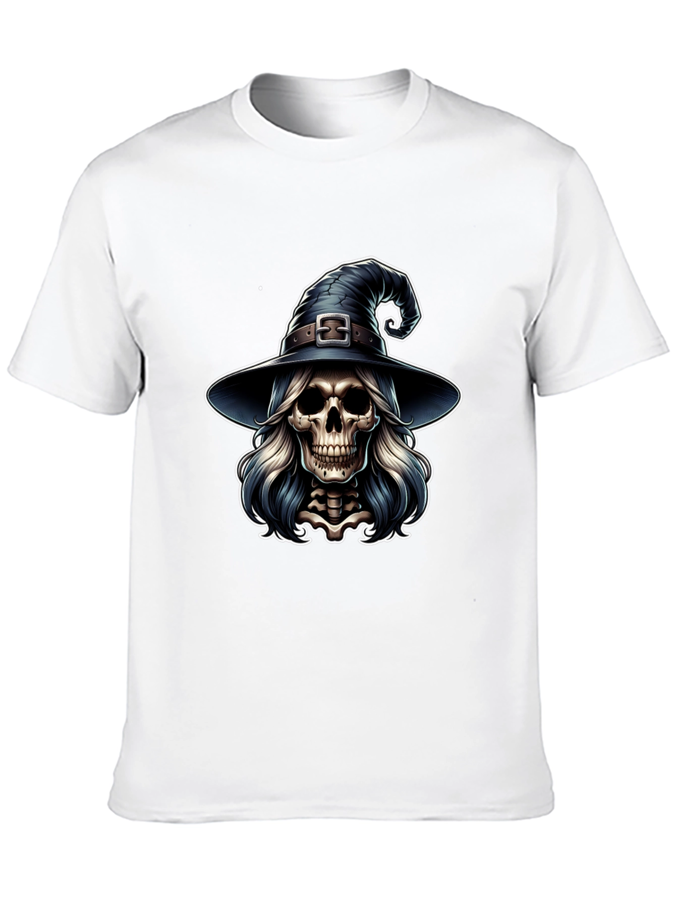 Skull Witch T-Shirt - Black Graphic Tee