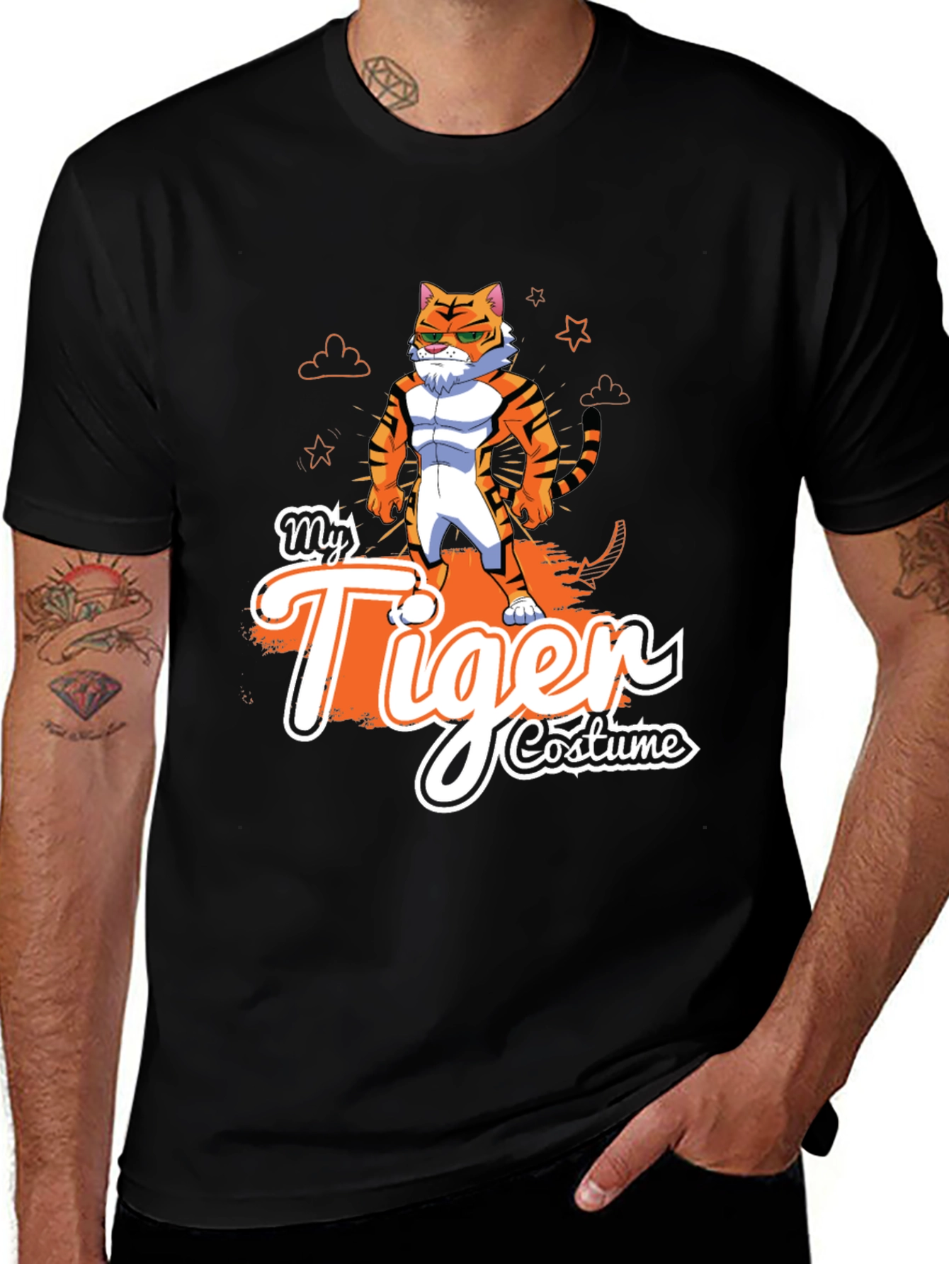 My Tiger Costume Tee - Cool Graphic Print