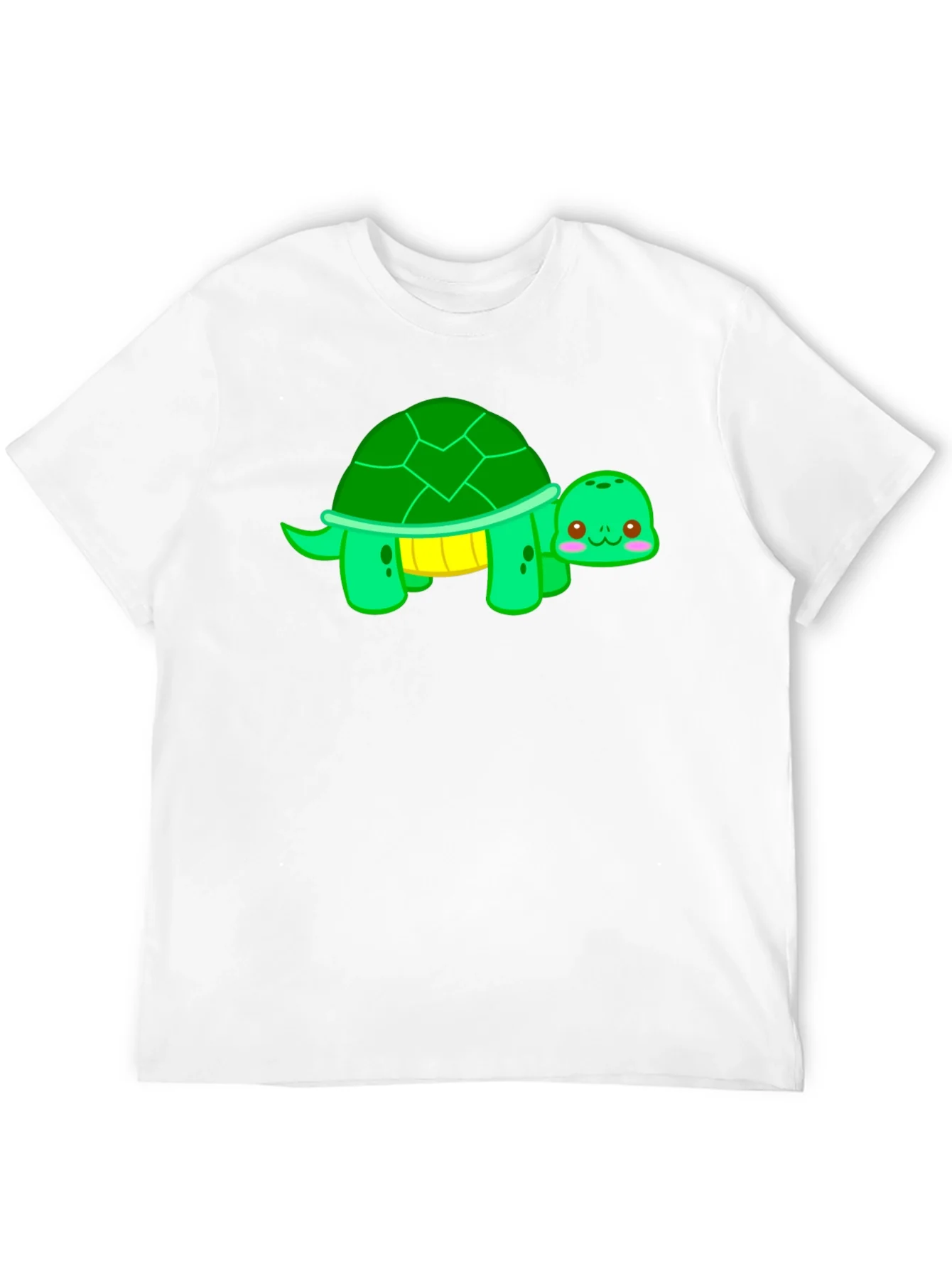 Cute Turtle Graphic T-Shirt - Black