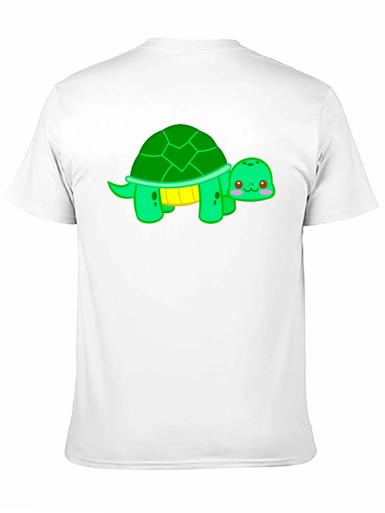 Cute Turtle Graphic T-Shirt - Black