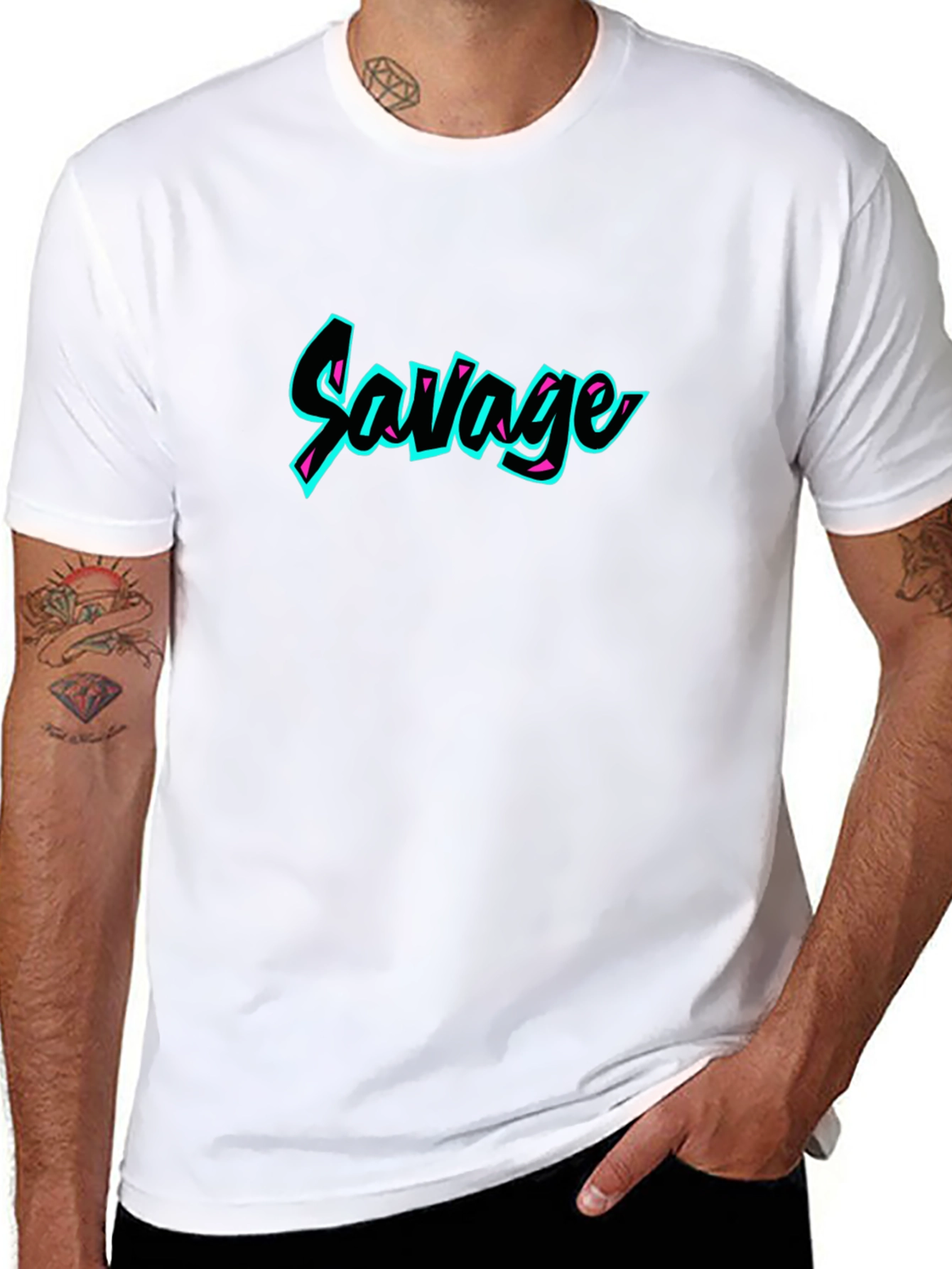 Savage Graphic Tee - Black