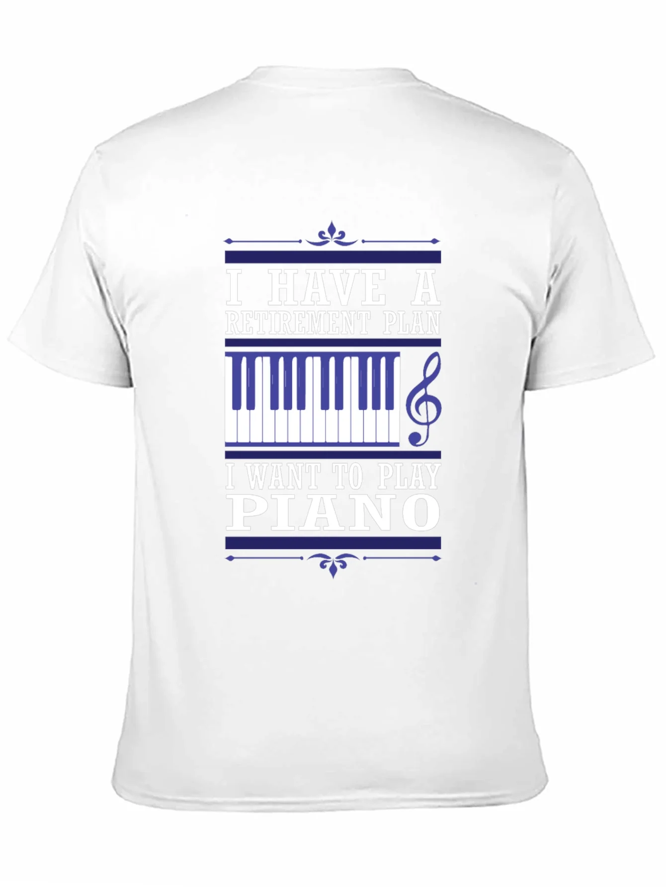 Retirement Plan Piano T-Shirt - Musician Gift