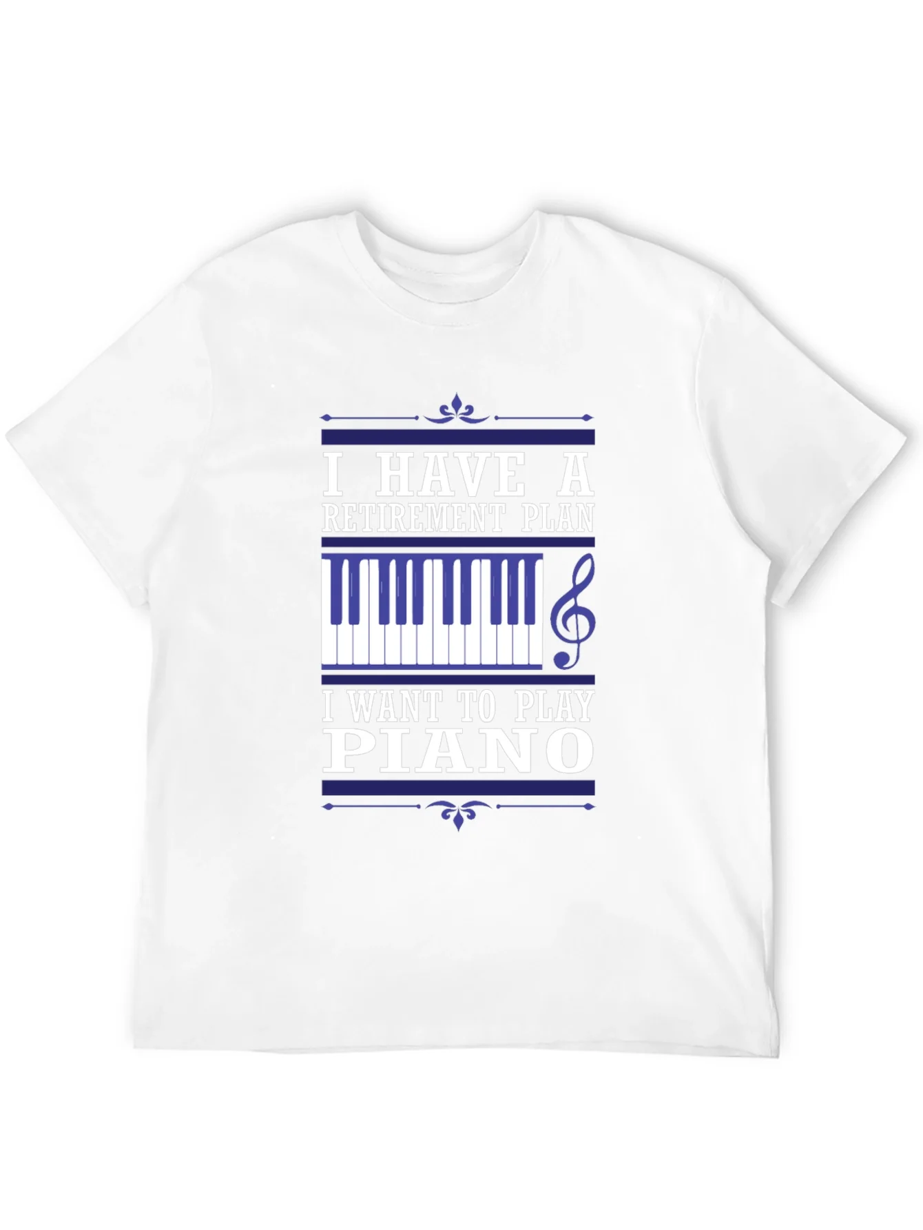 Retirement Plan Piano T-Shirt - Musician Gift