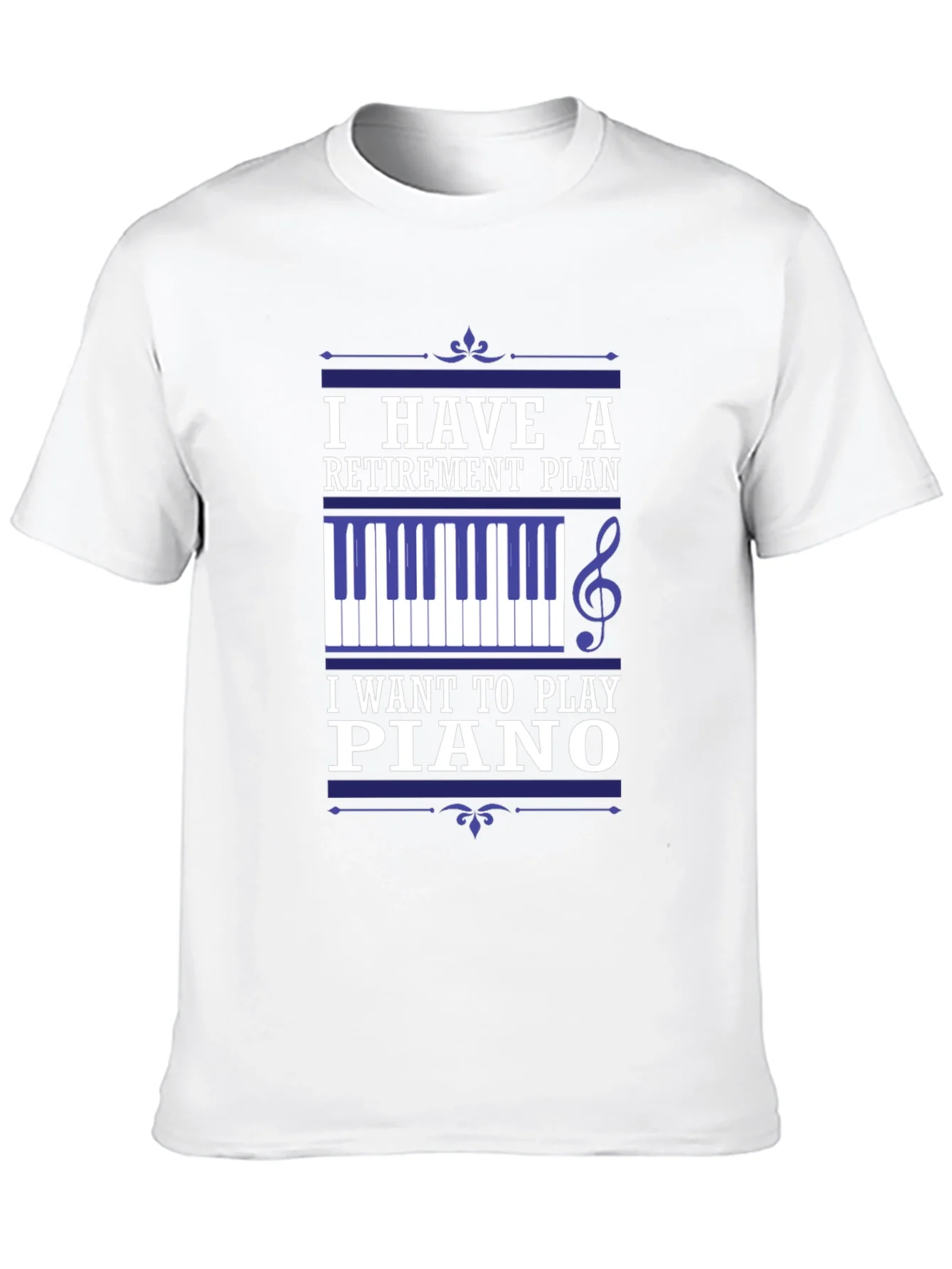 Retirement Plan Piano T-Shirt - Musician Gift