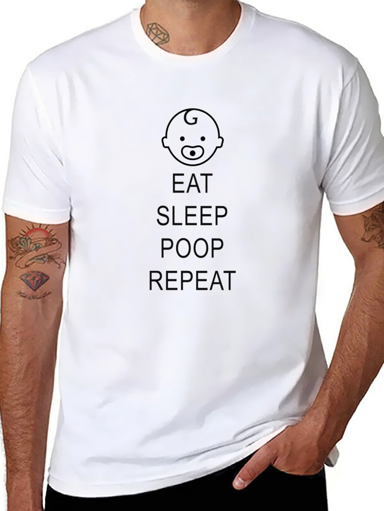 Eat Sleep Poop Repeat T-Shirt
