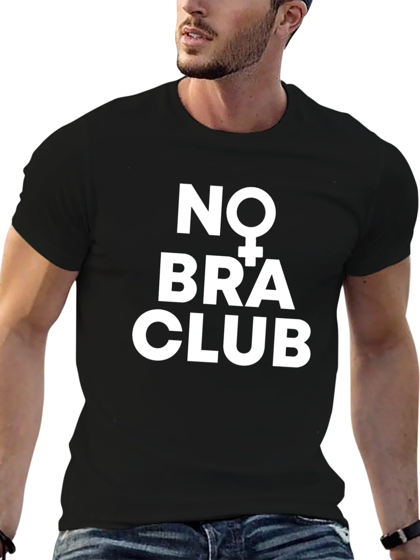 No Bra Club Graphic T-Shirt