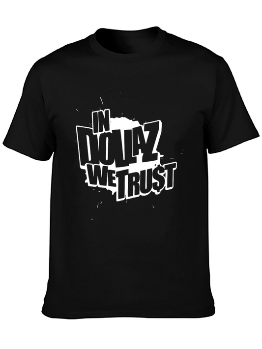 In Dollaz We Trust Graphic Tee - Black