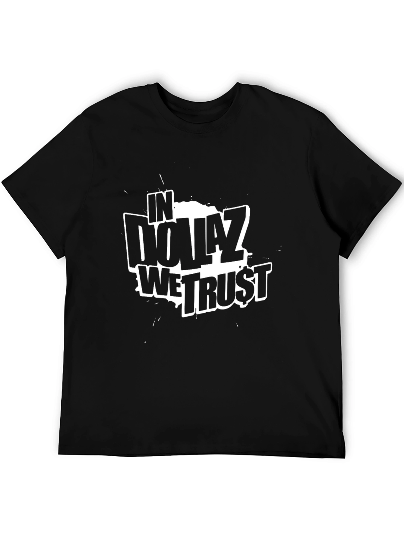 In Dollaz We Trust Graphic Tee - Black