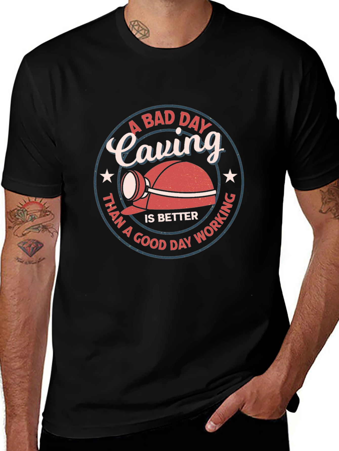 A Bad Day Caving T-Shirt