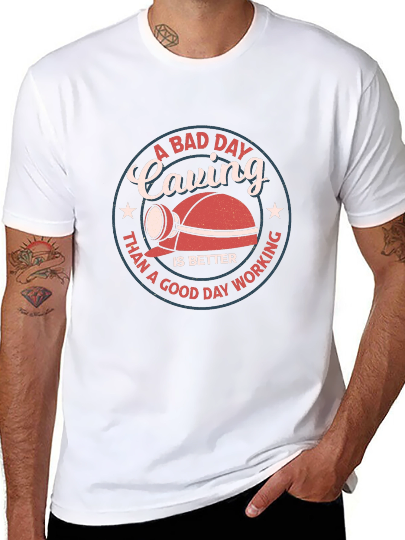 A Bad Day Caving T-Shirt