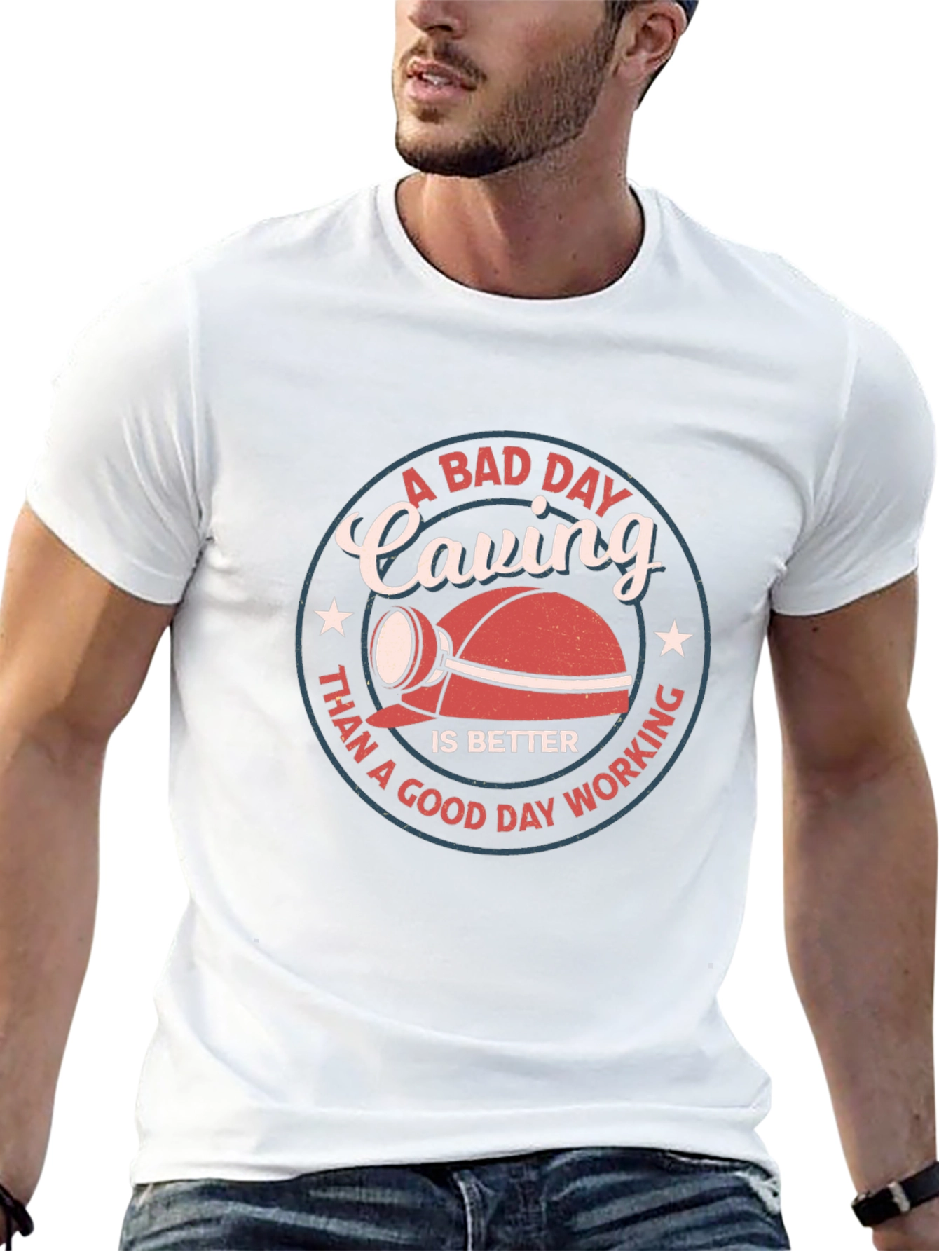 A Bad Day Caving T-Shirt