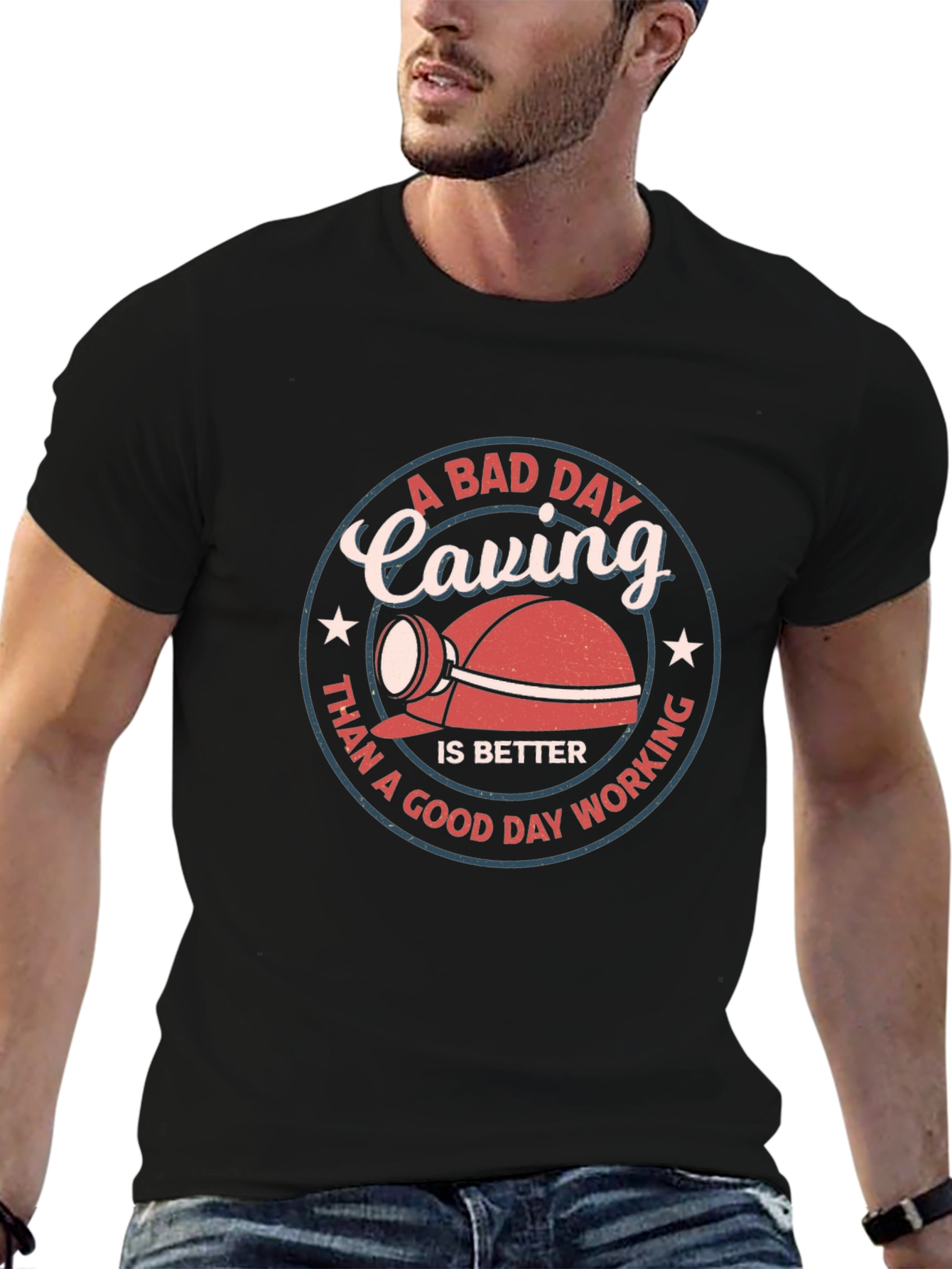 A Bad Day Caving T-Shirt
