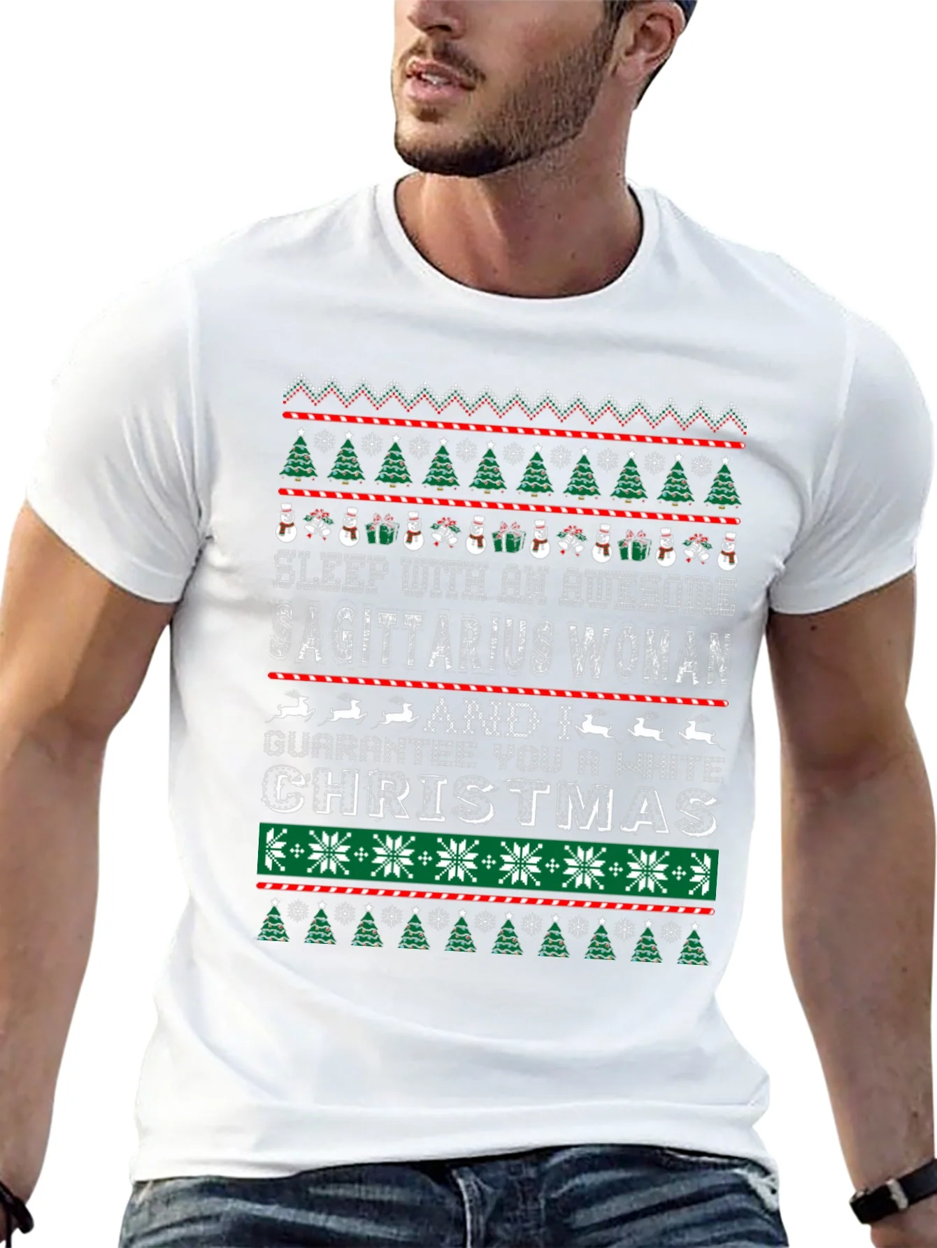 Sagittarius Woman Ugly Christmas Sweater T-Shirt