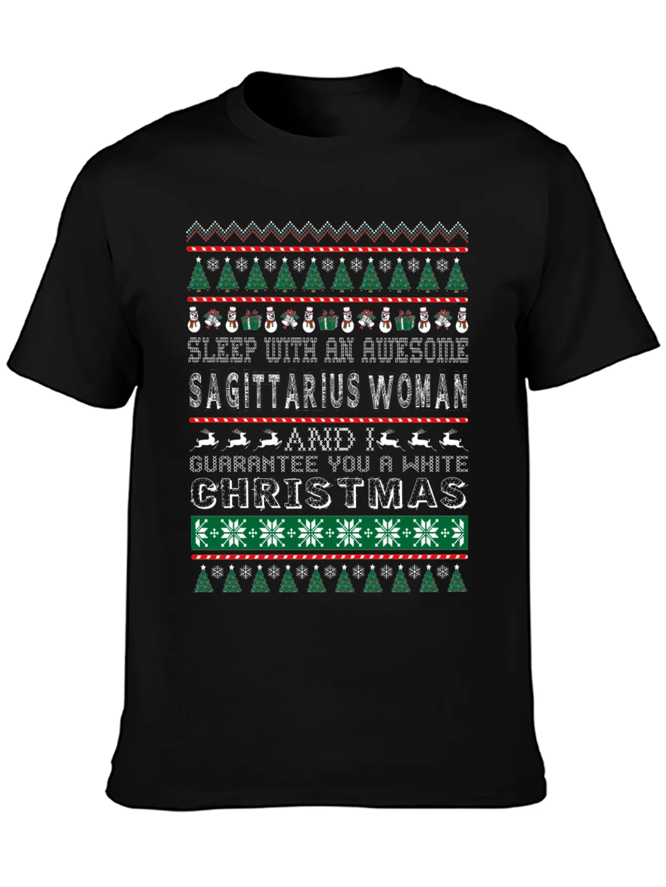 Sagittarius Woman Ugly Christmas Sweater T-Shirt