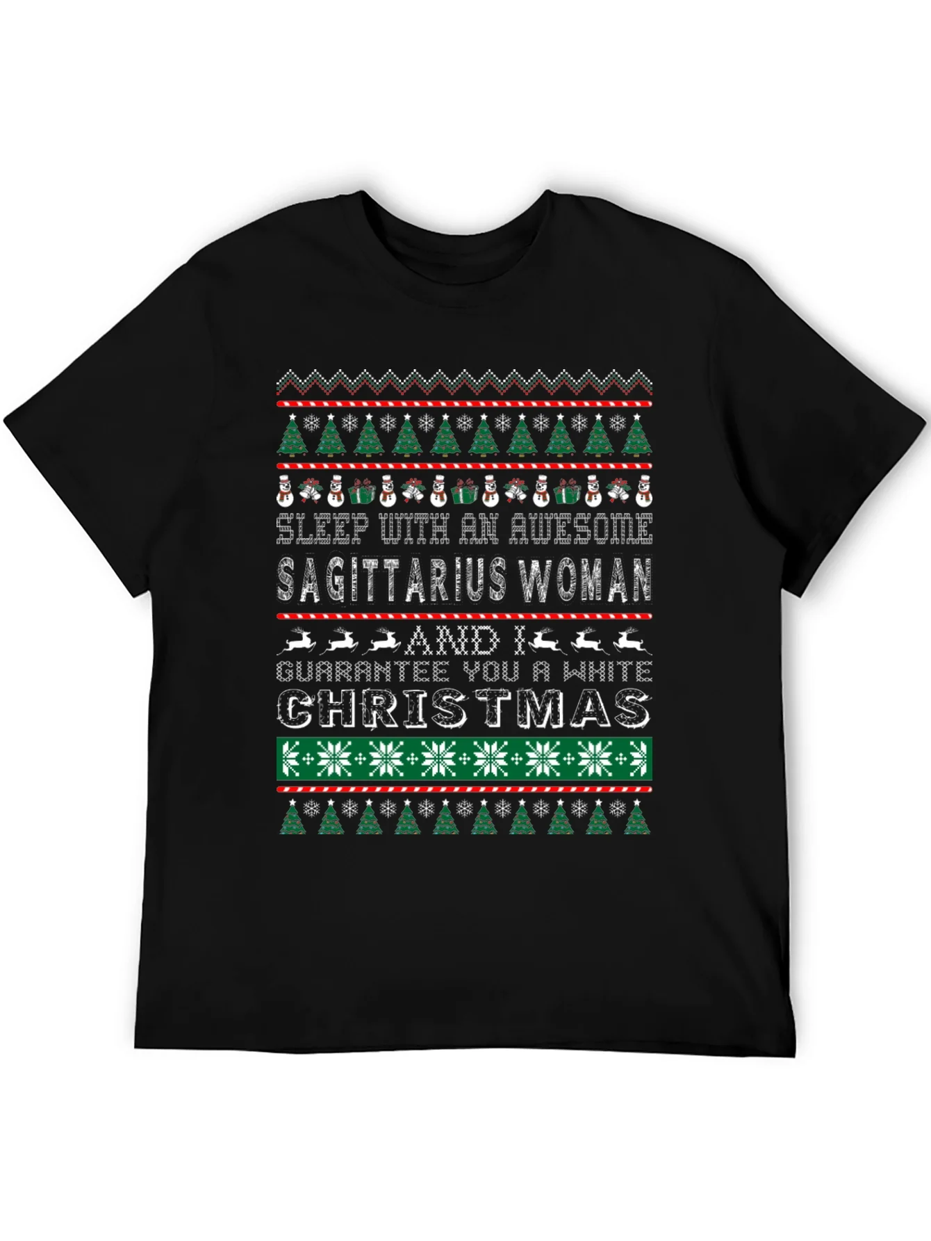 Sagittarius Woman Ugly Christmas Sweater T-Shirt