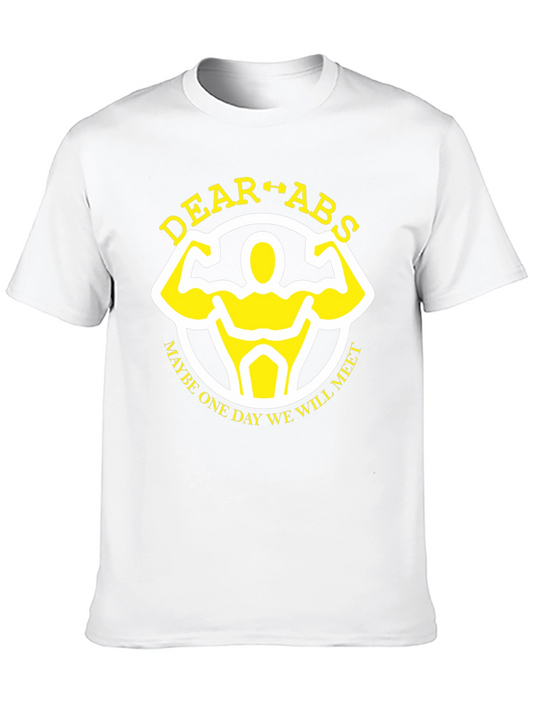 Dear Abs Funny Workout Motivation T-Shirt