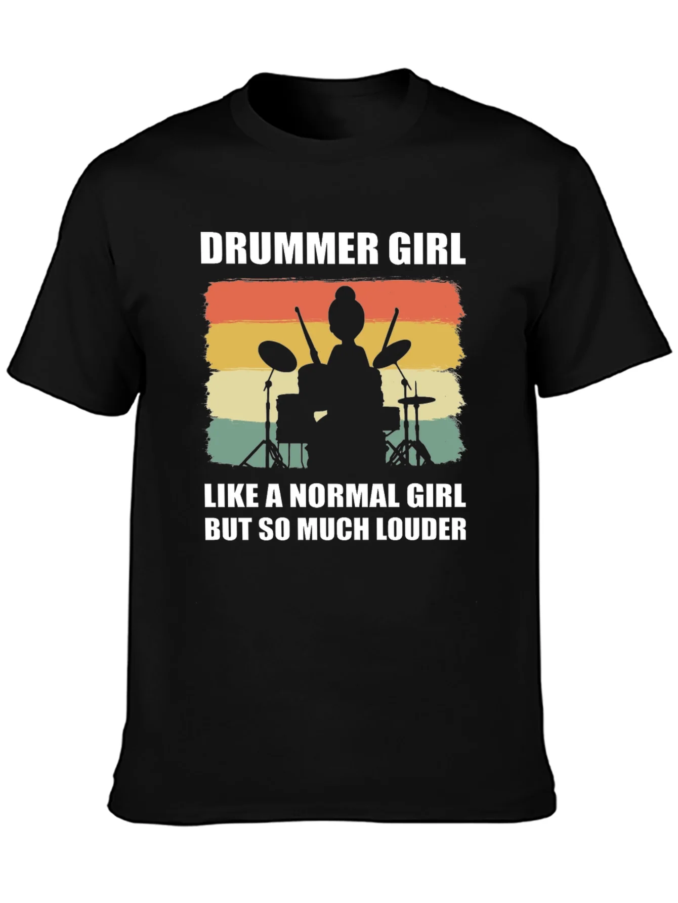 Drummer Girl T-Shirt - So Much Louder