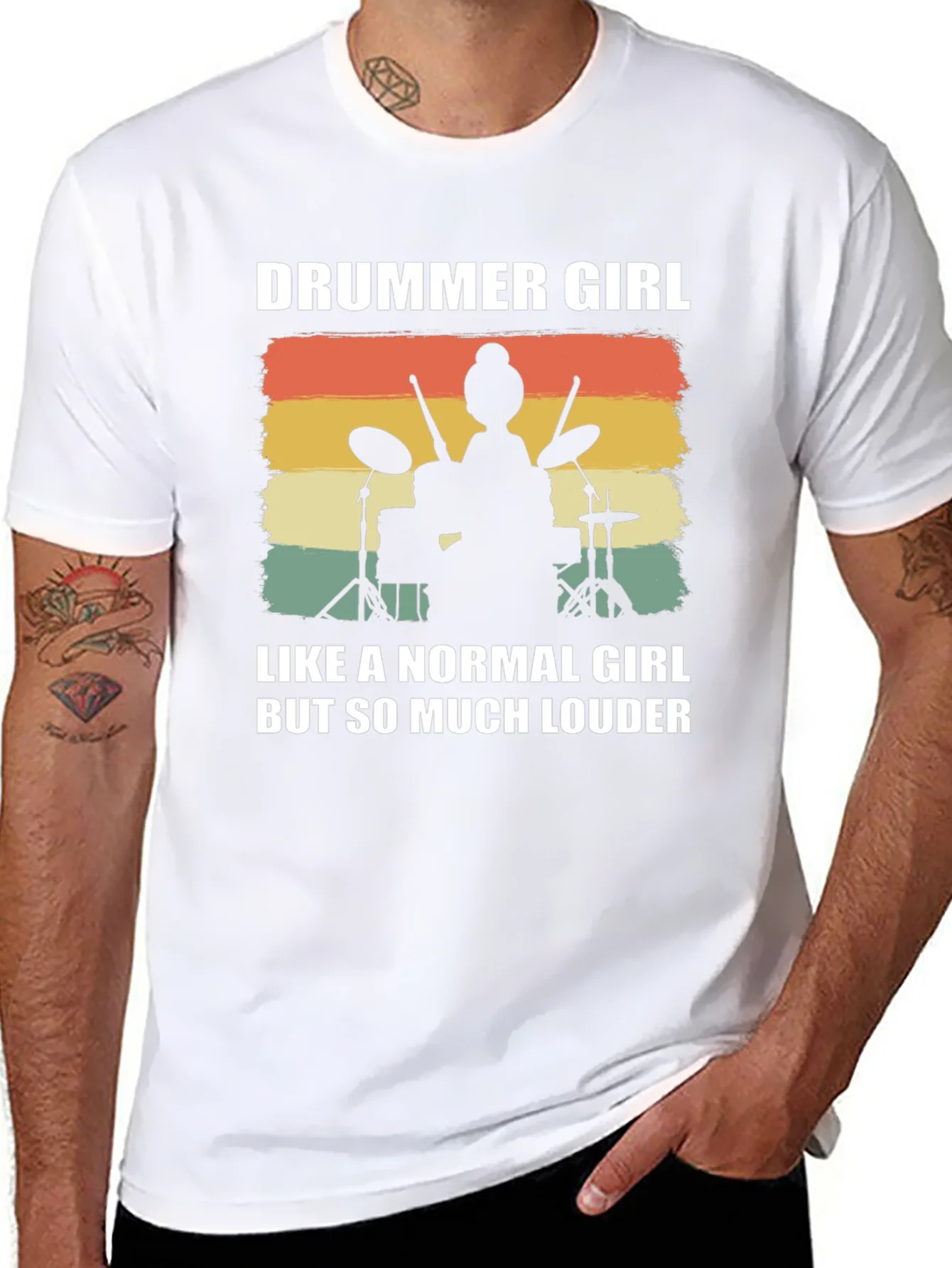 Drummer Girl T-Shirt - So Much Louder