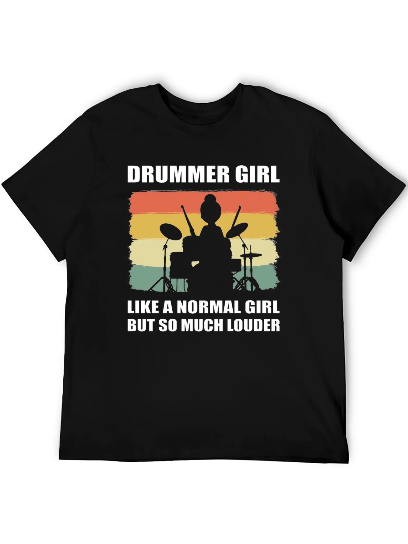Drummer Girl T-Shirt - So Much Louder