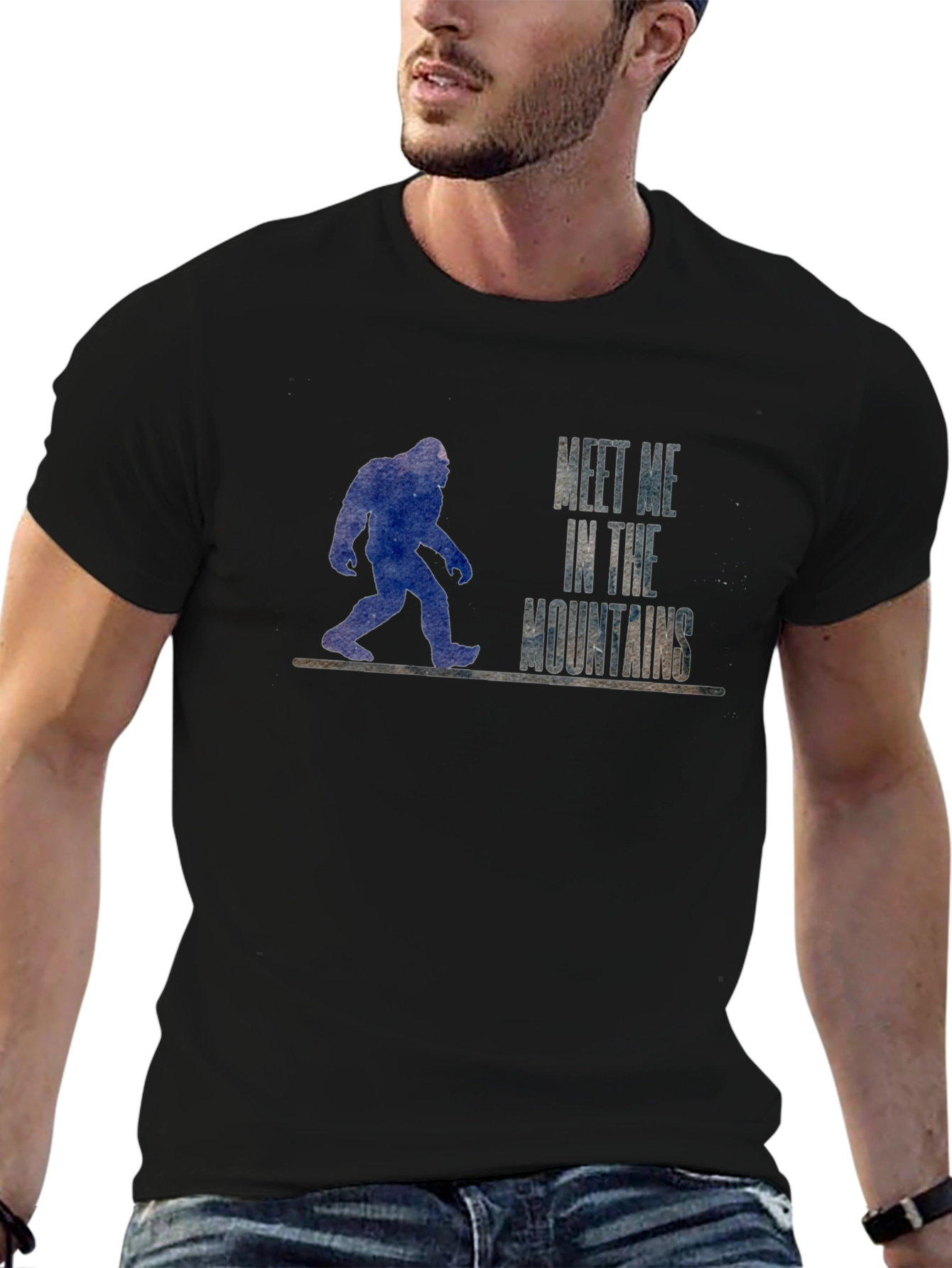 Meet Me In The Mountains Bigfoot T-Shirt