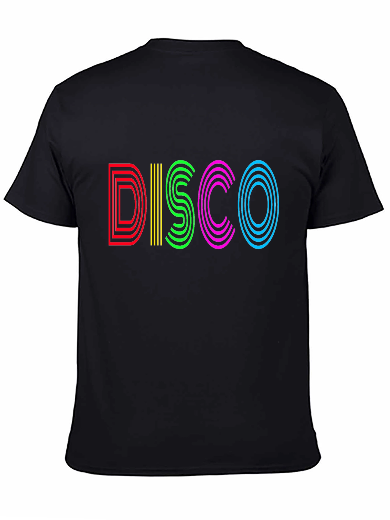Retro Disco Graphic Tee - Black