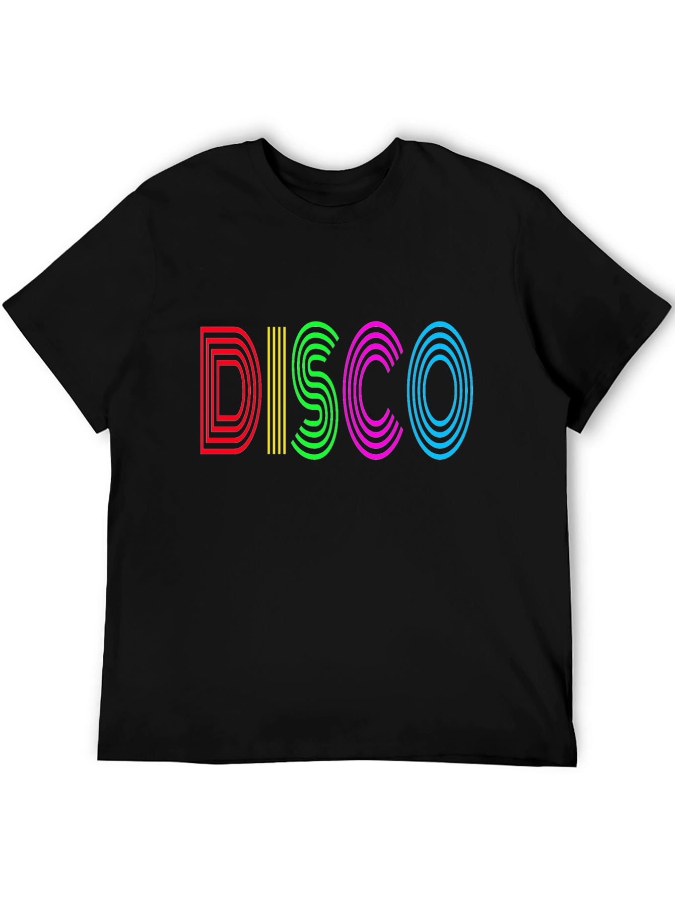 Retro Disco Graphic Tee - Black