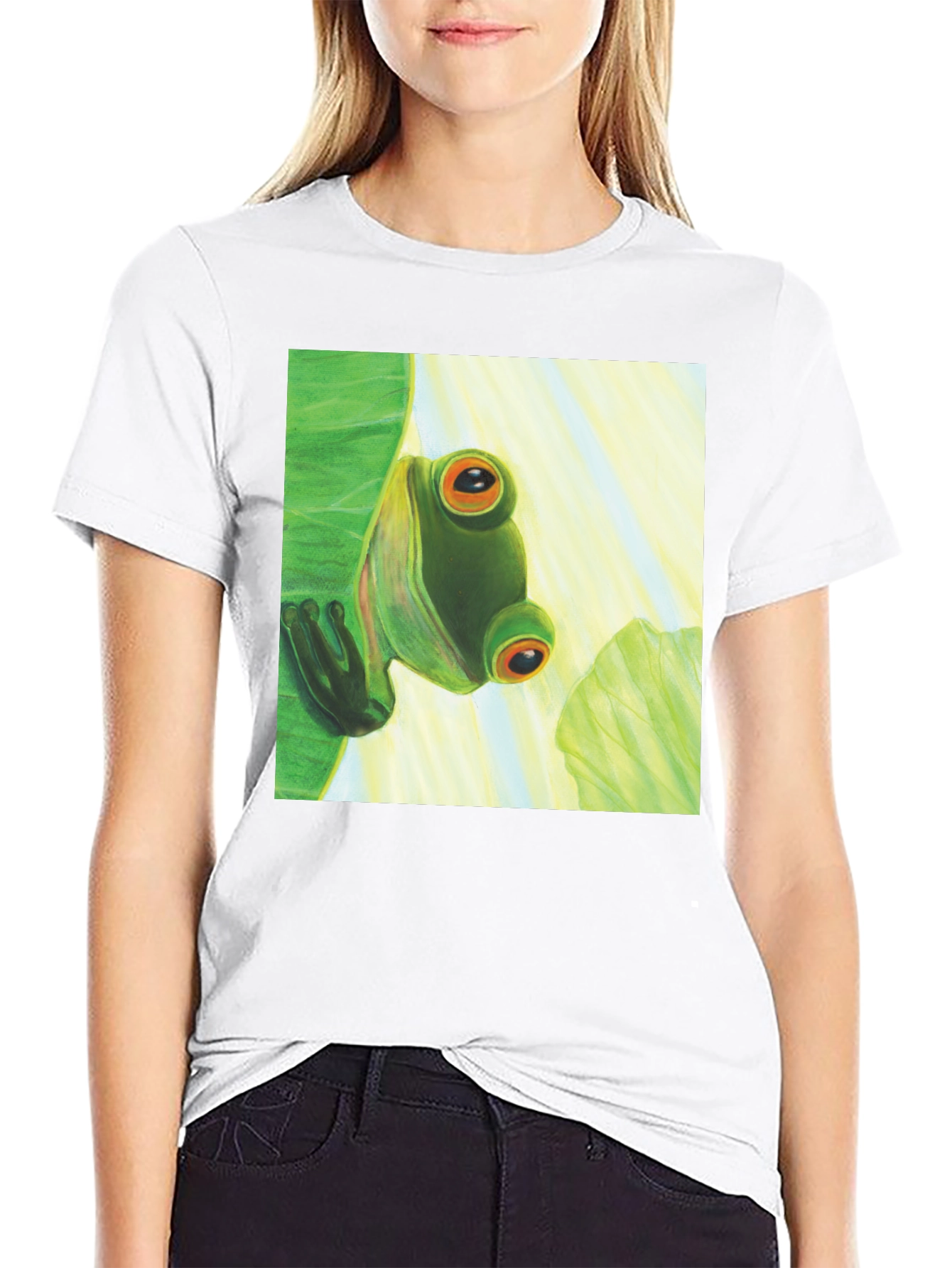 Frog Graphic Tee - Cool Amphibian Design