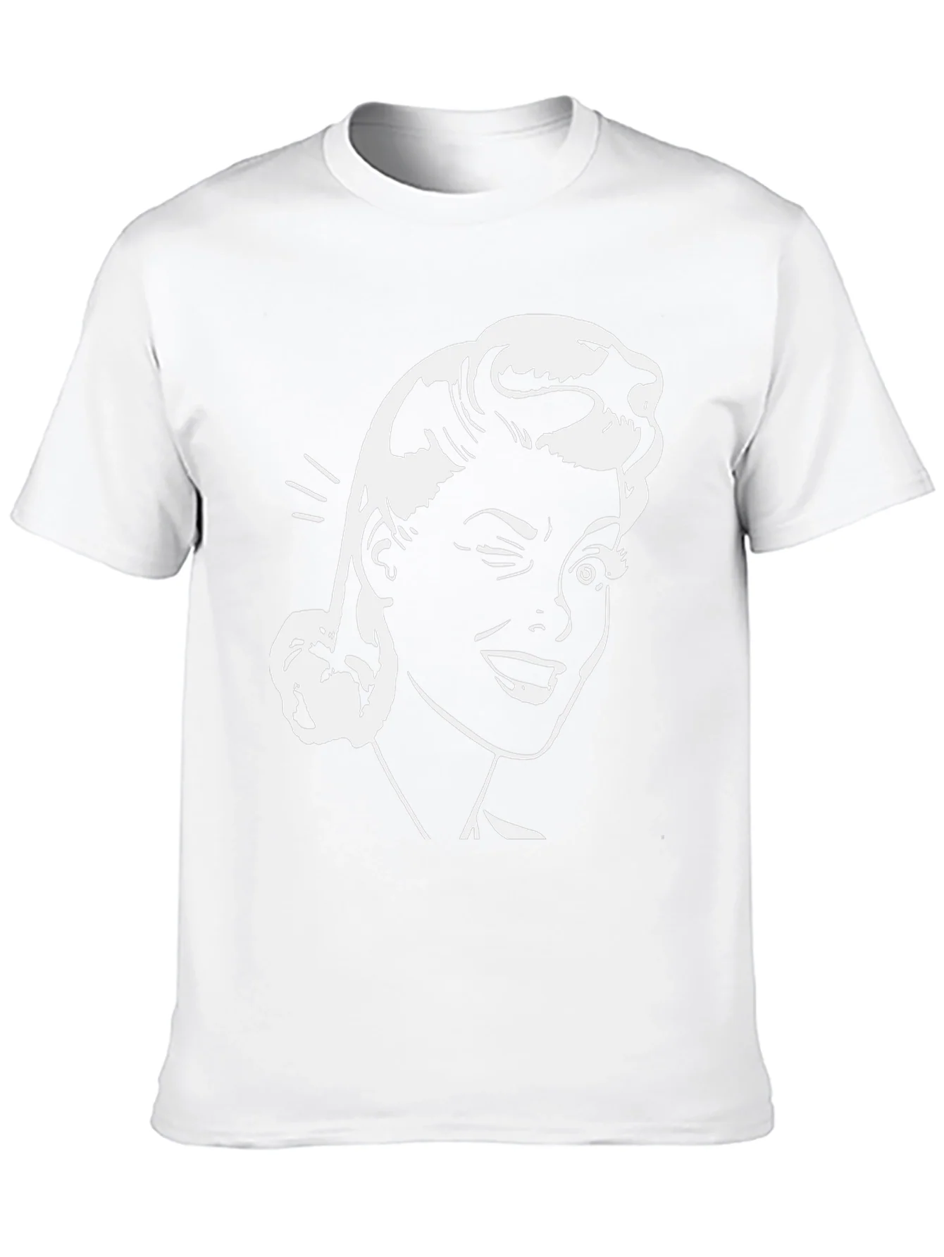 Retro Winking Woman Graphic Tee