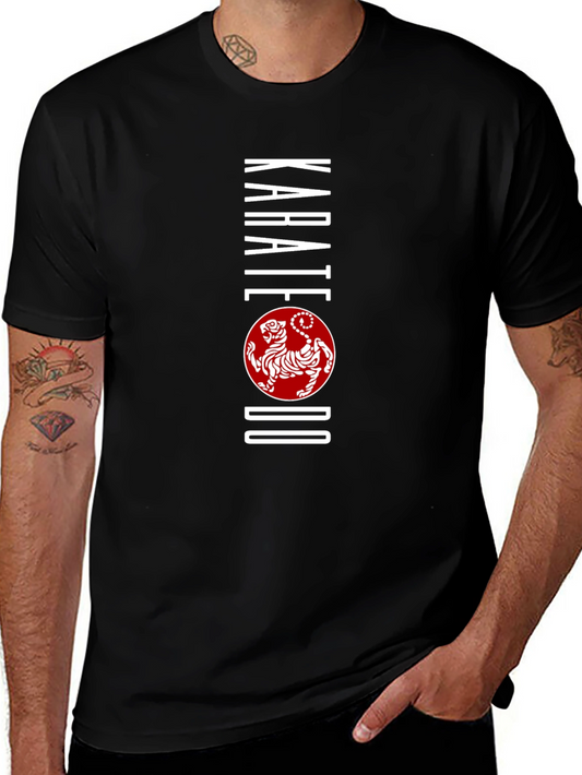 Karate Do Tiger Graphic Tee - Black