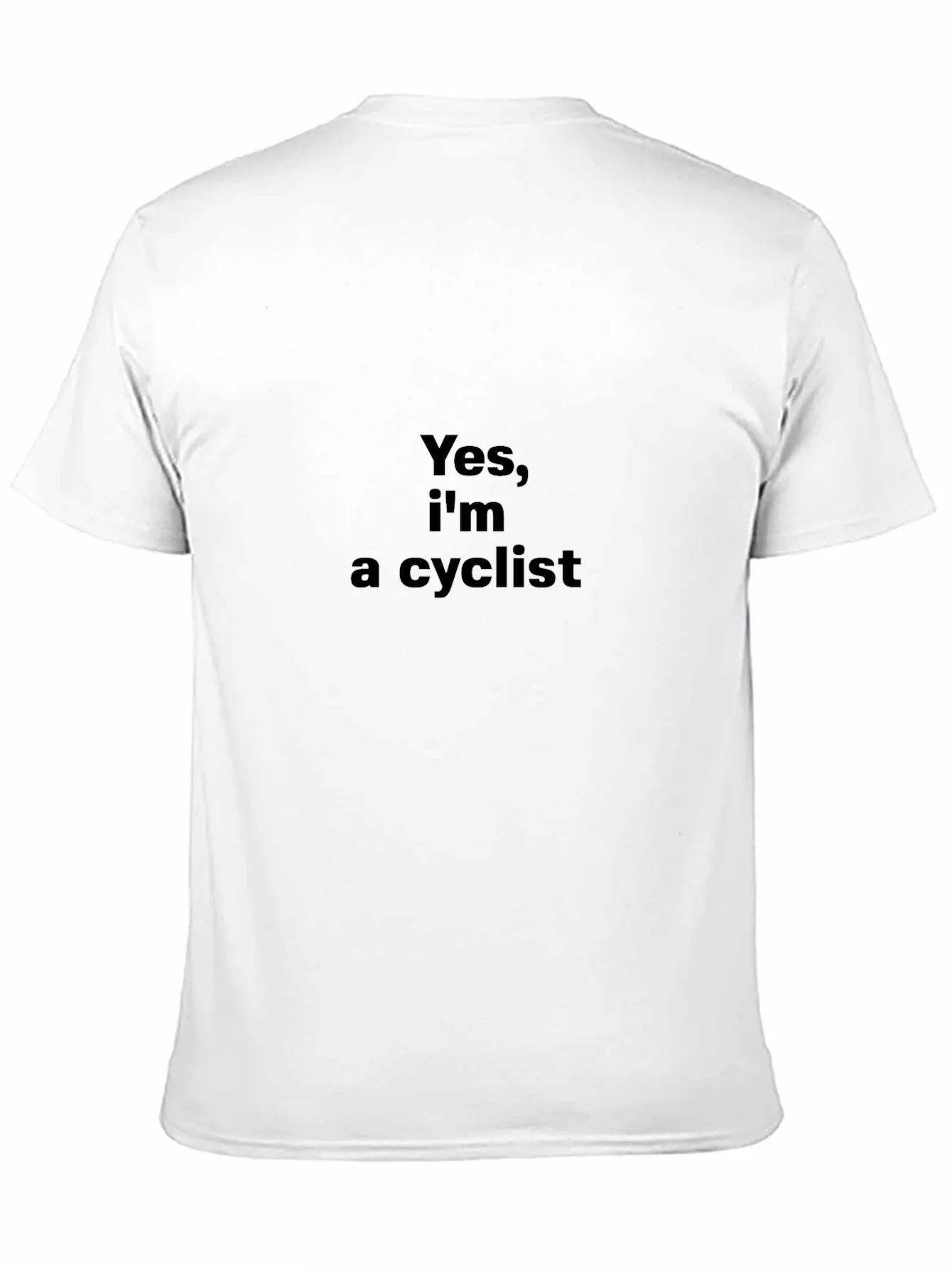 Yes Im a Cyclist T-Shirt - Black