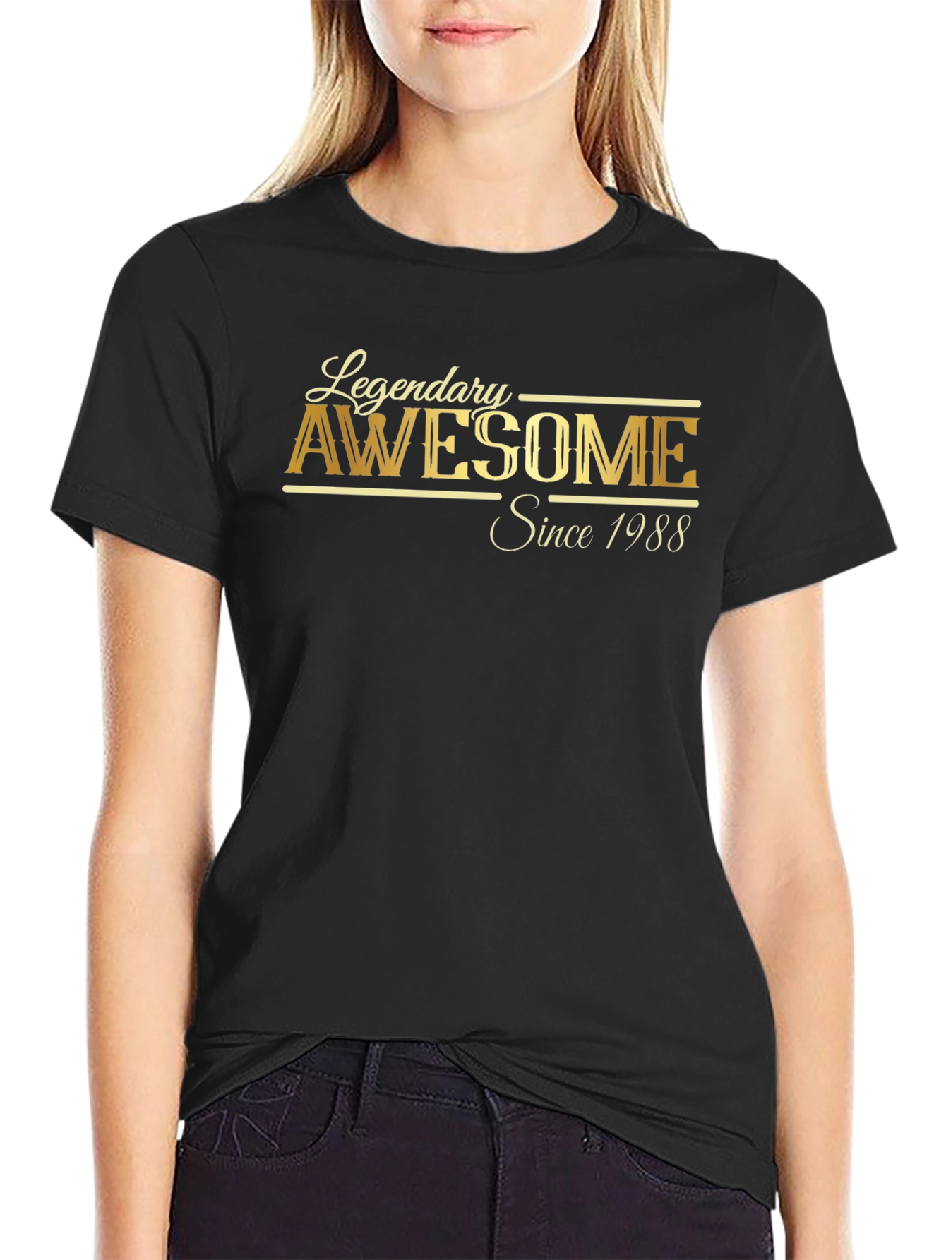 Legendary Awesome Since 1988 Black T-Shirt