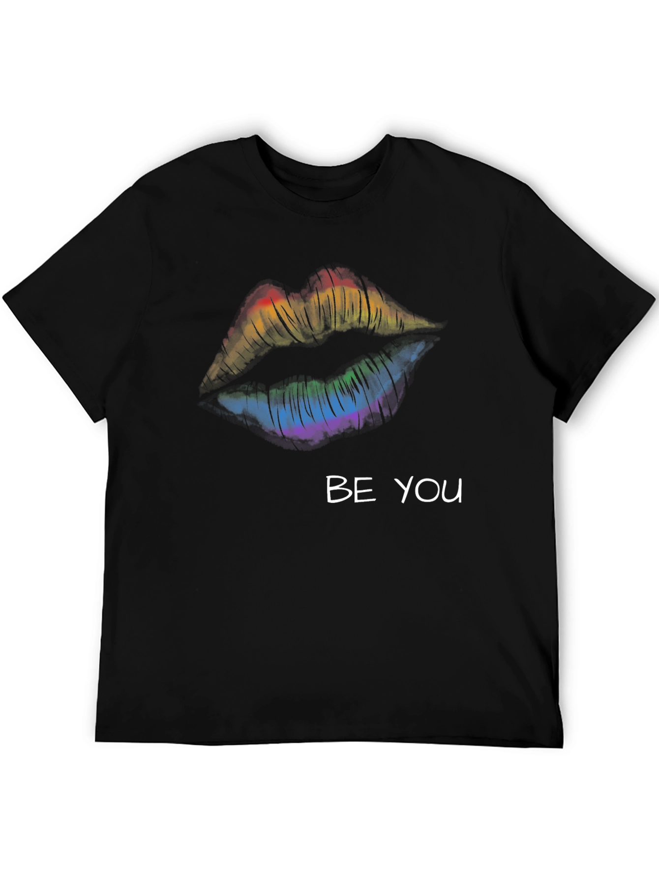 Rainbow Lips Be You T-Shirt